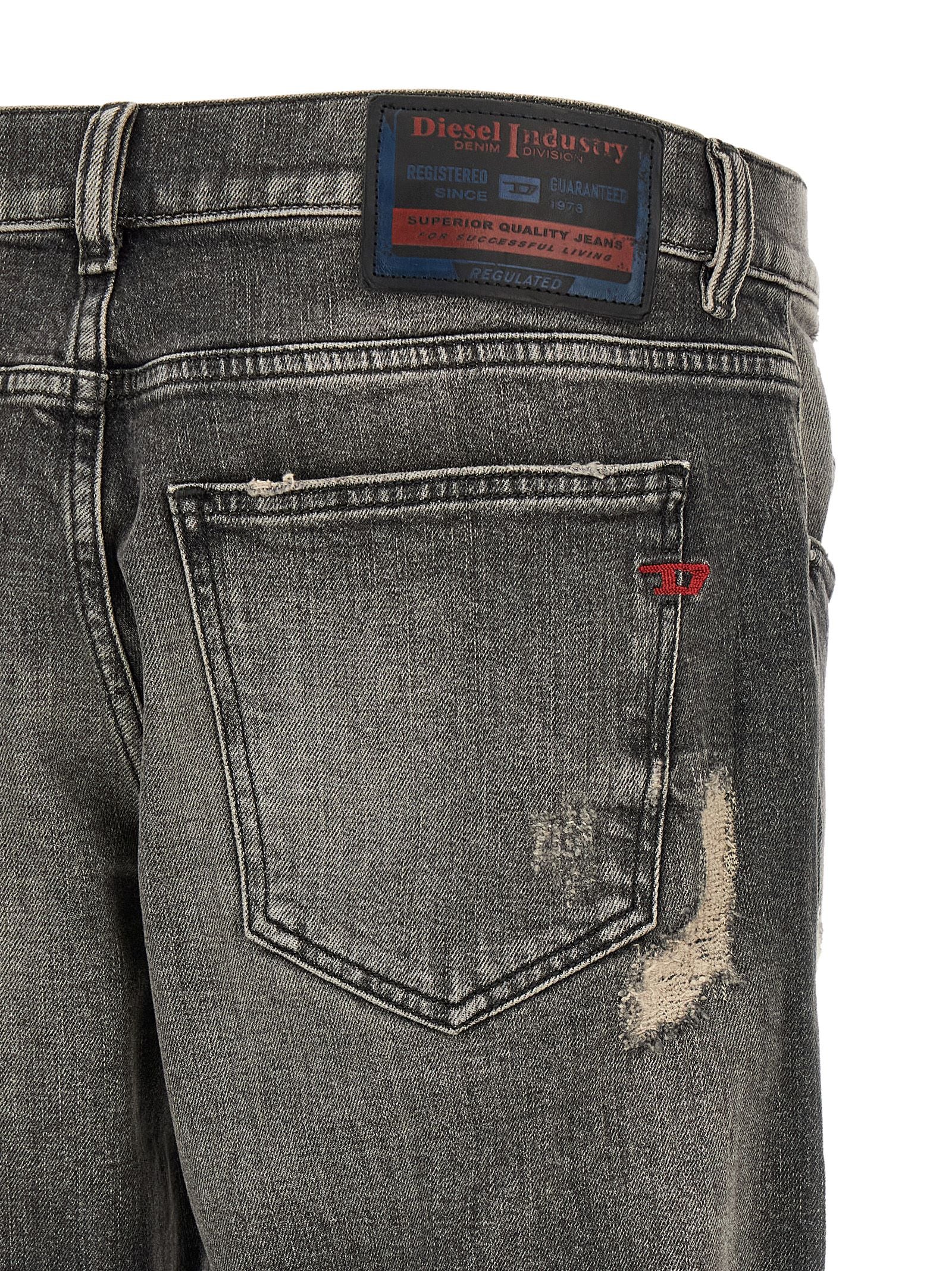 Diesel Gray Cotton Skinny Men's Jeans