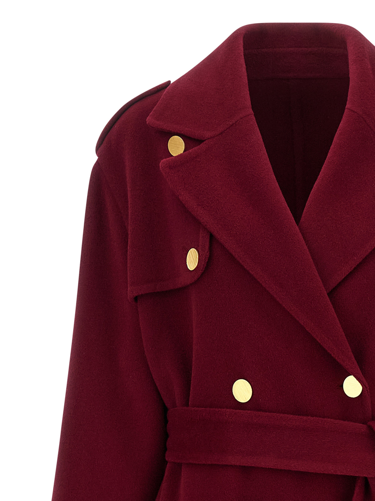 Alberta Ferretti Red Wool Women's Coat