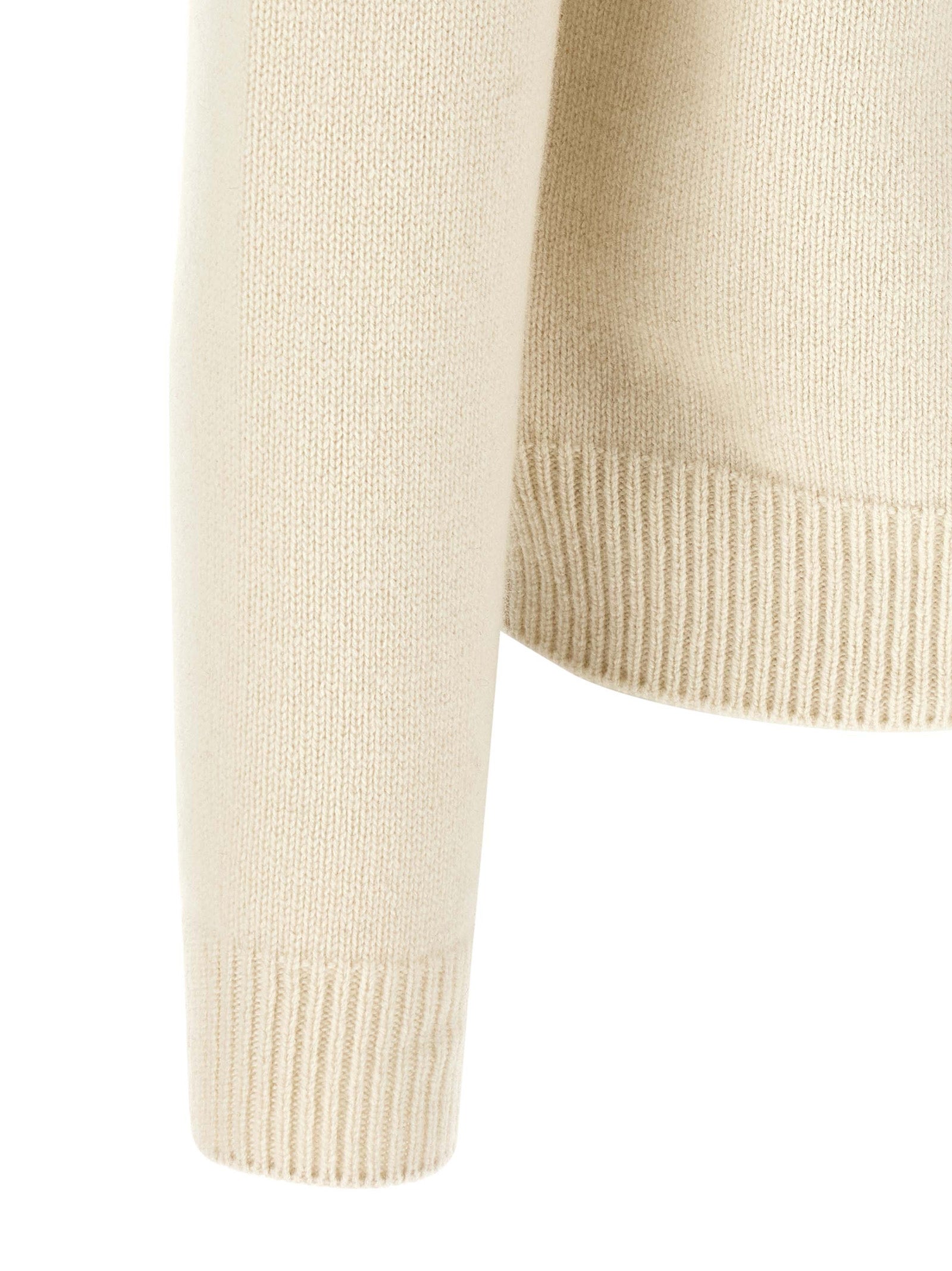 A.P.C. White Wool Men's Cardigan