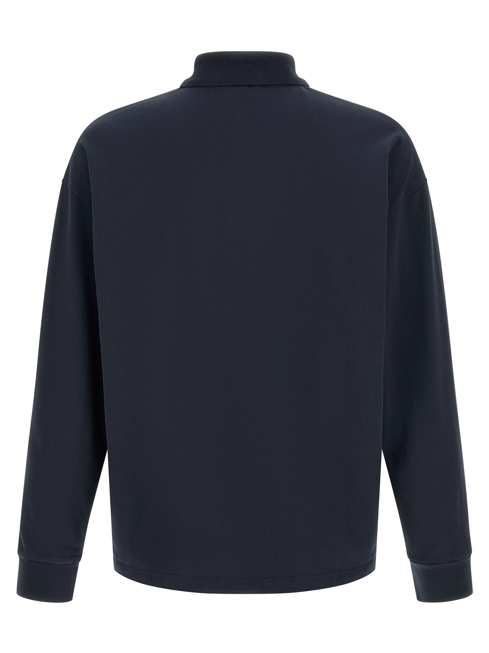 A.P.C. Blue Cotton Polo Men's Shirt