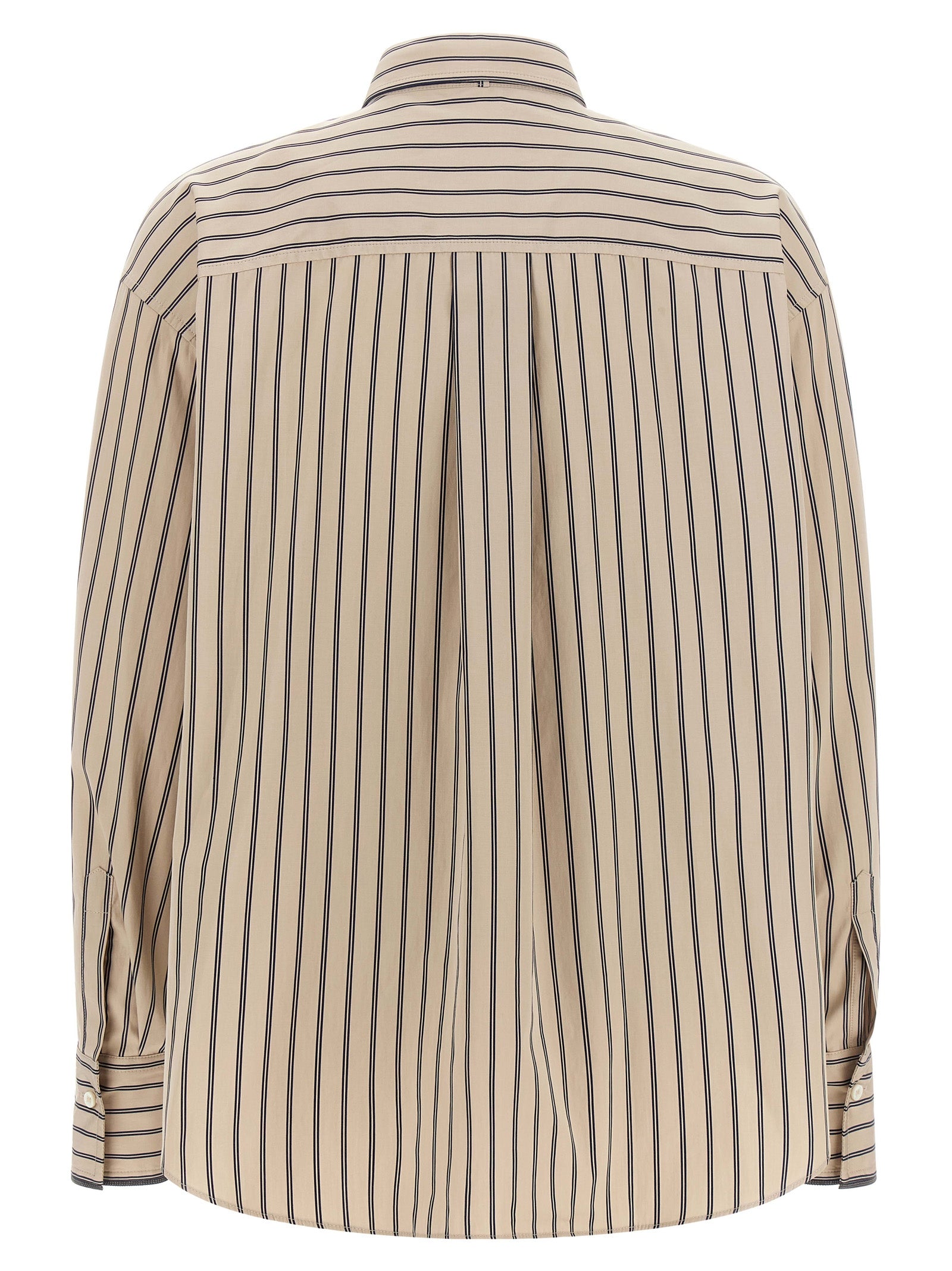 Brunello Cucinelli Beige Cotton Women's Blouse