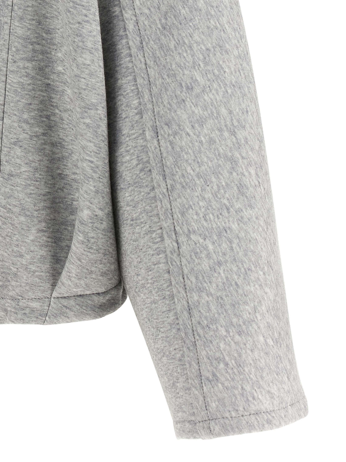 Brunello Cucinelli Gray Cotton Women's Hoodie