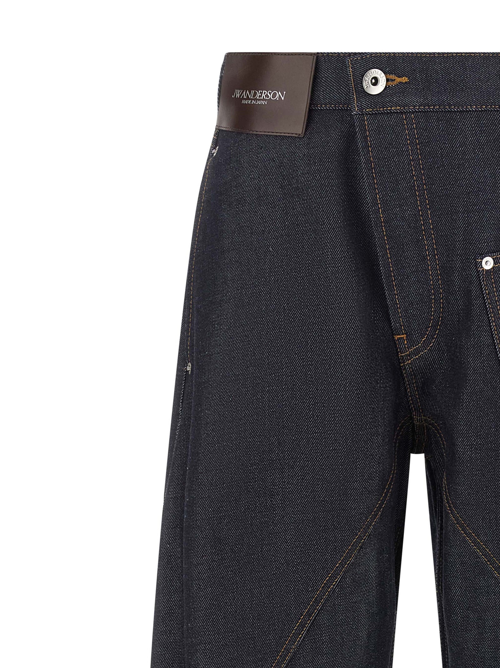 J.W.Anderson Blue Cotton Straight-Leg Women's Jeans