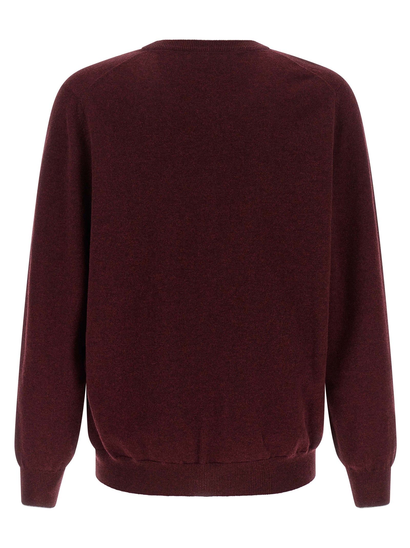 Brunello Cucinelli Bordeaux Cashmere Men's Cardigan