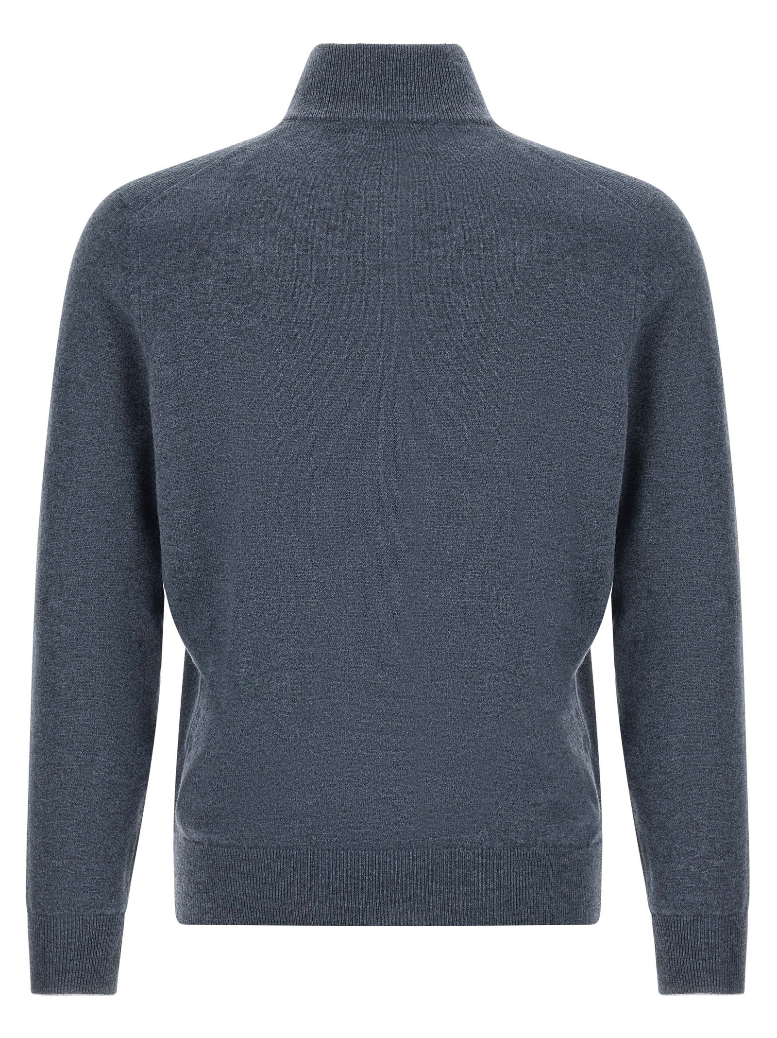 Brunello Cucinelli Blue Cashmere Men's Cardigan