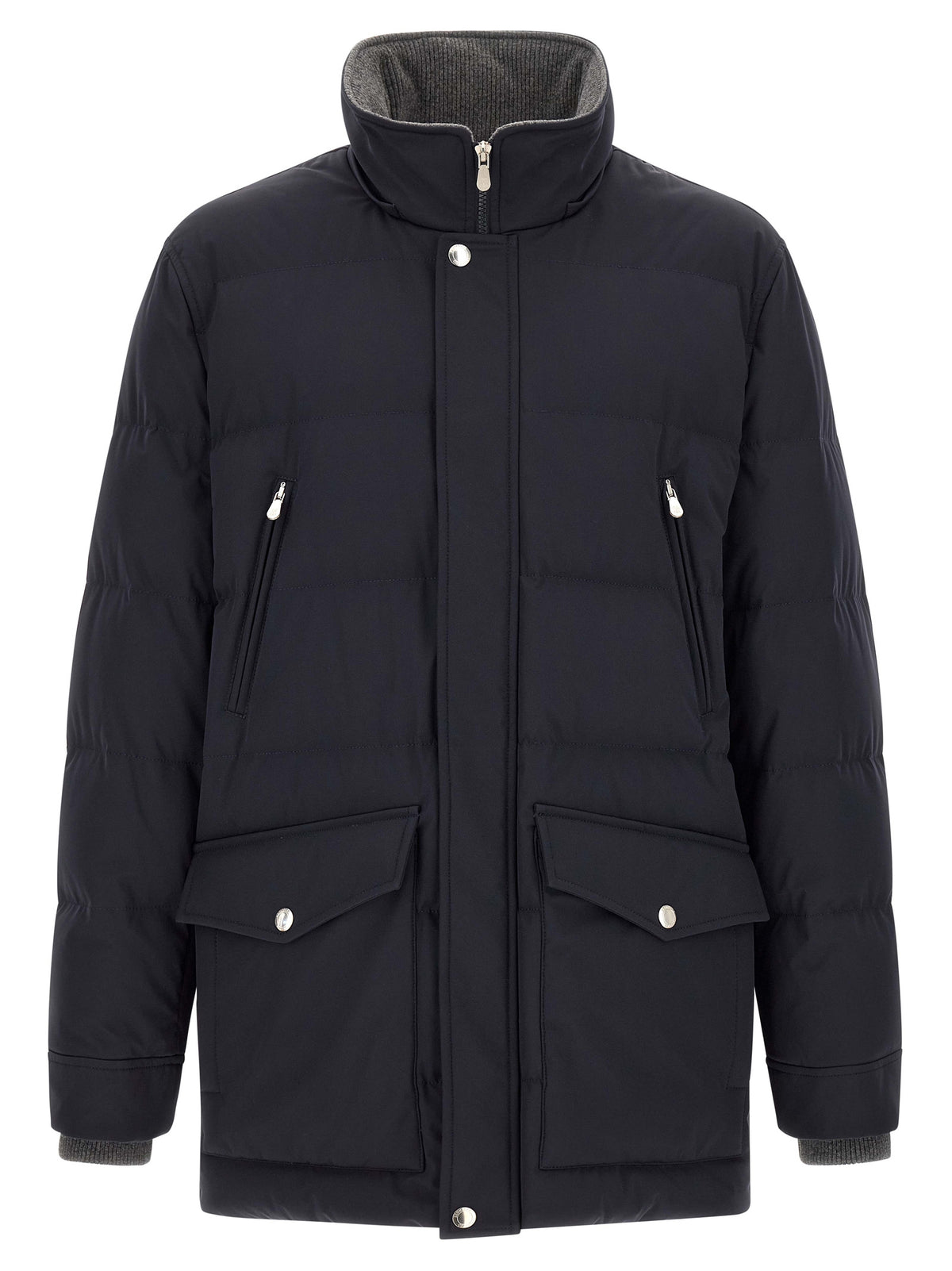 Brunello Cucinelli Blue Polyamide Men's Parka