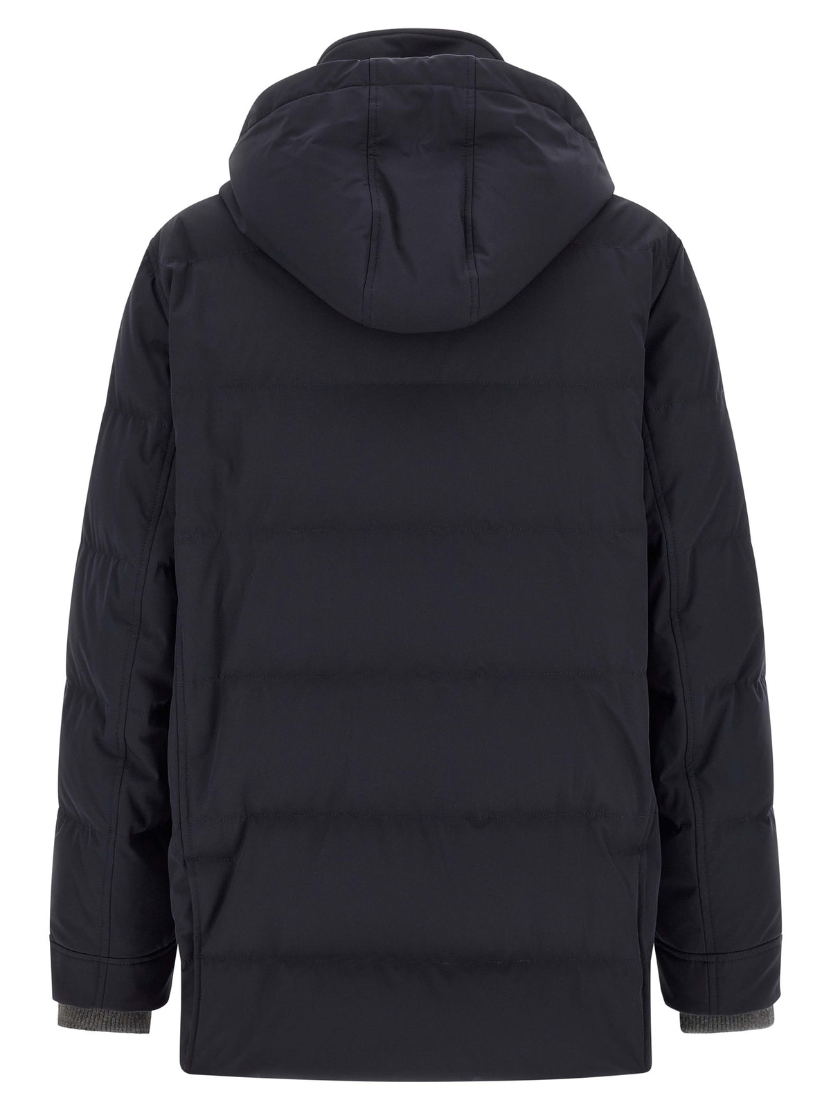Brunello Cucinelli Blue Polyamide Men's Parka