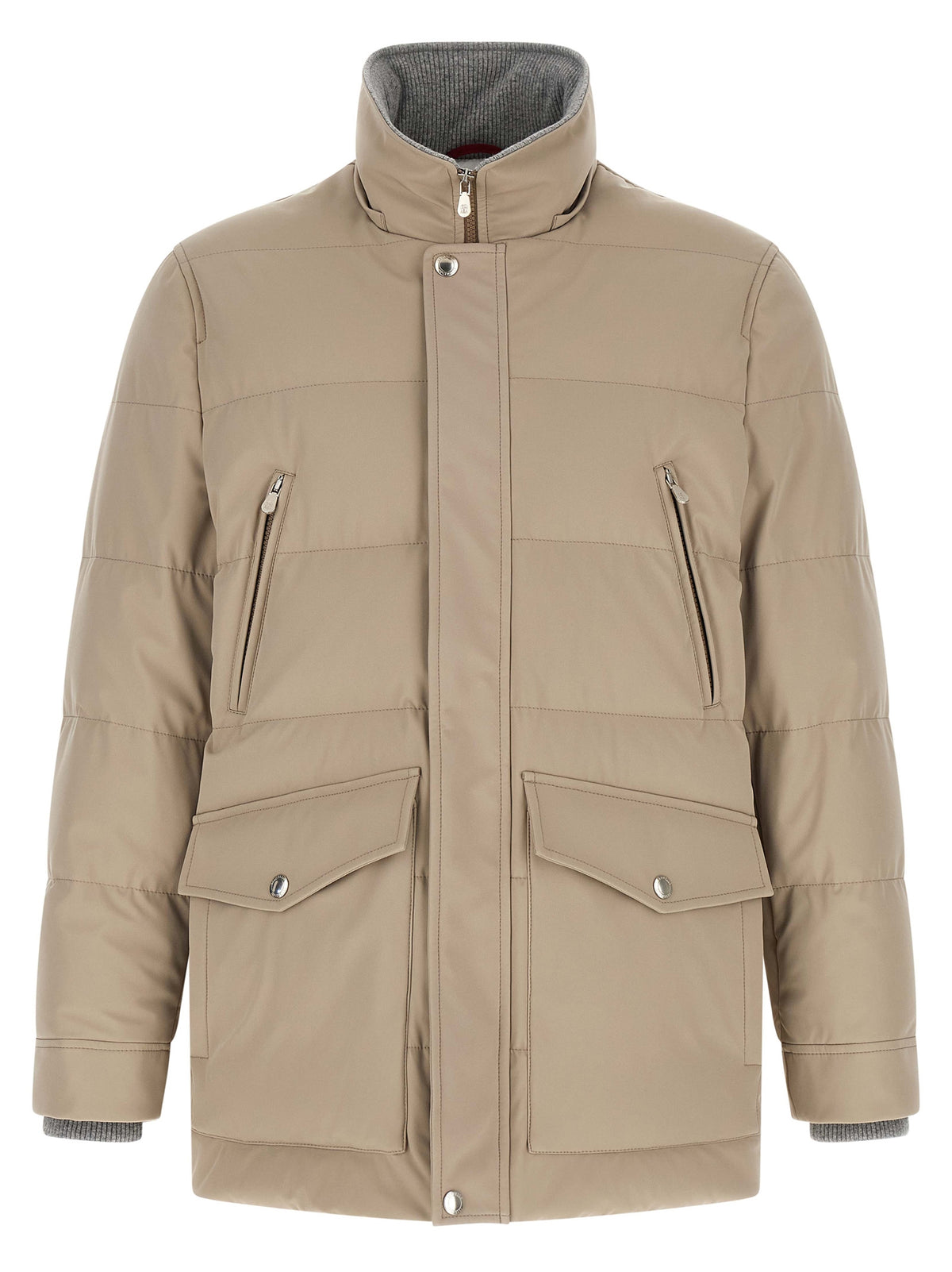 Brunello Cucinelli Beige Polyamide Men's Parka