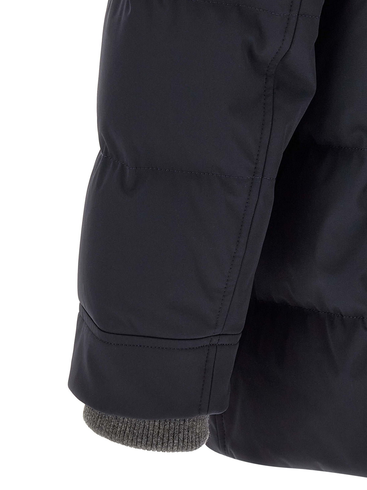Brunello Cucinelli Blue Polyamide Men's Parka