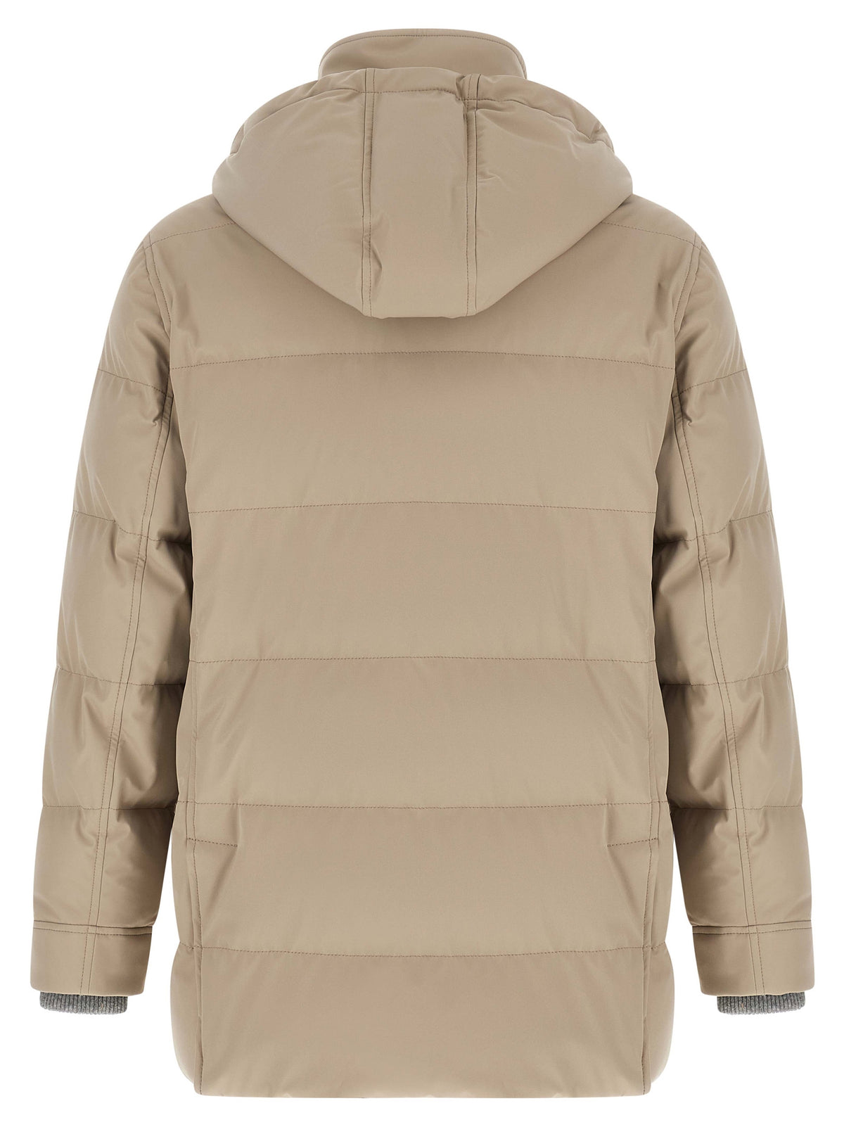 Brunello Cucinelli Beige Polyamide Men's Parka