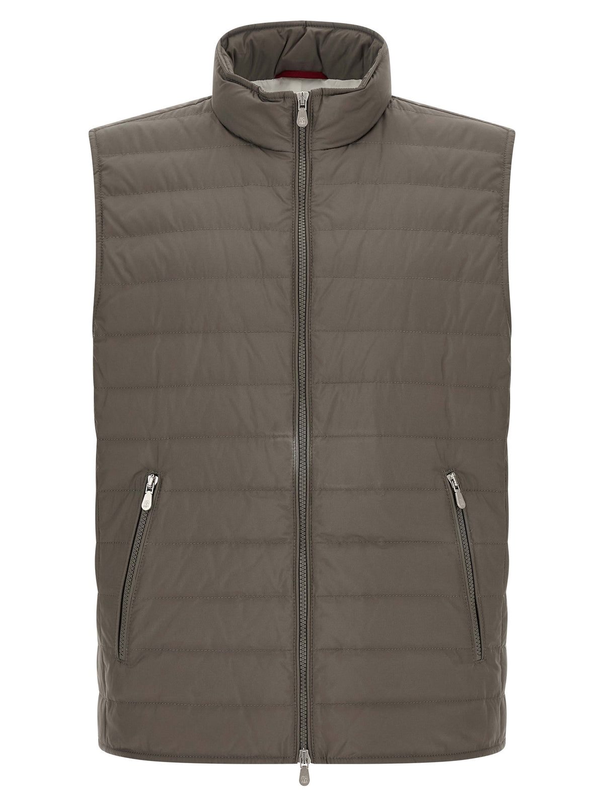 Brunello Cucinelli Bicolor Polyester Sleeveless Men's Jacket