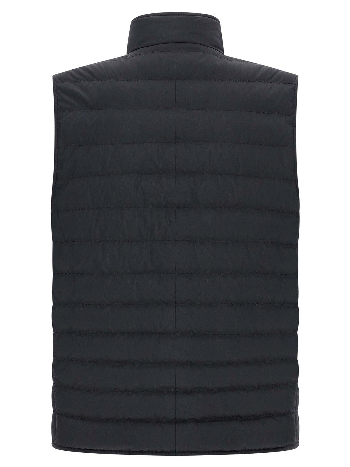 Brunello Cucinelli Blue Polyester Sleeveless Men's Jacket