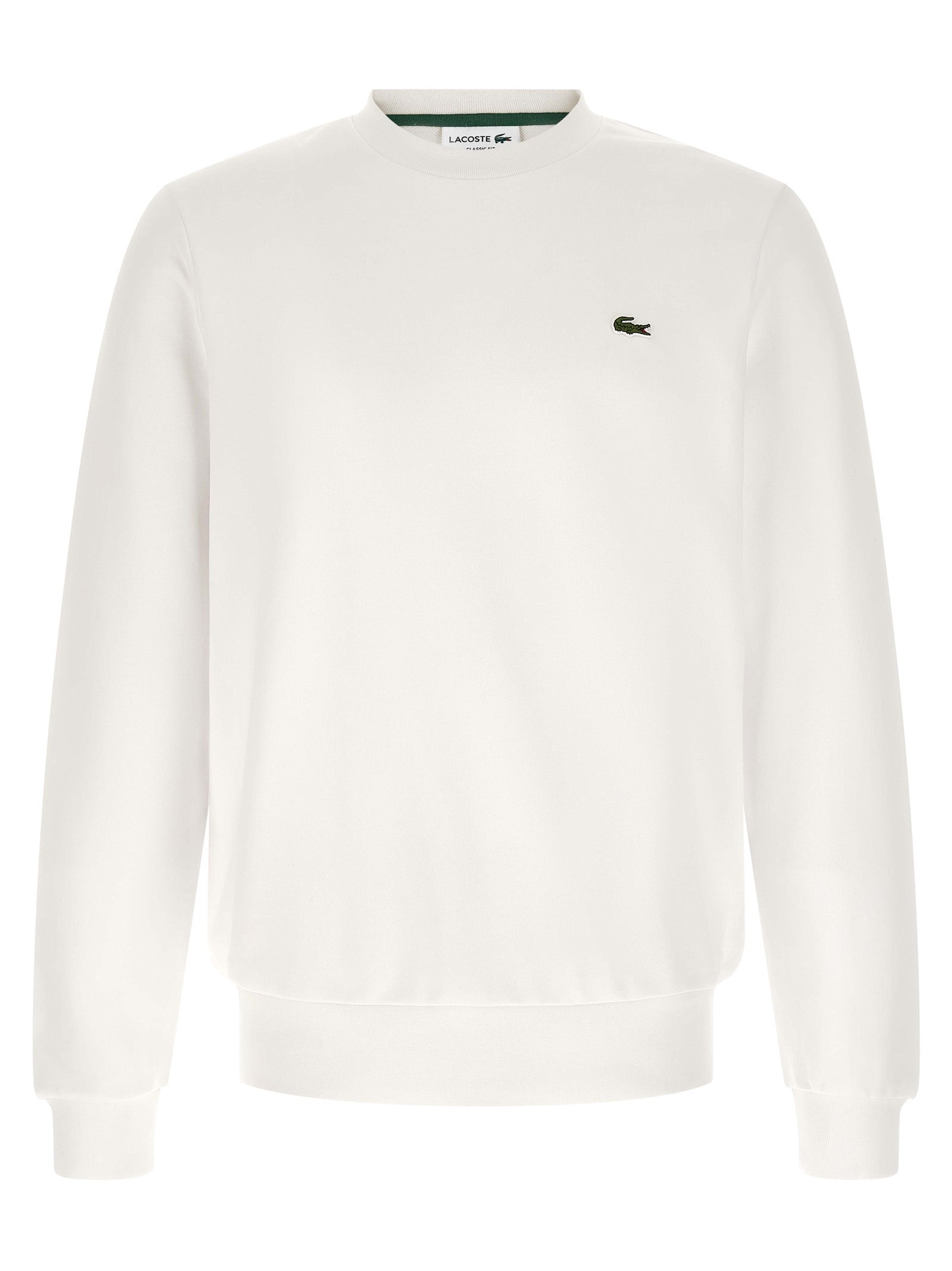 Lacoste White Cotton Men's Sweatshirt