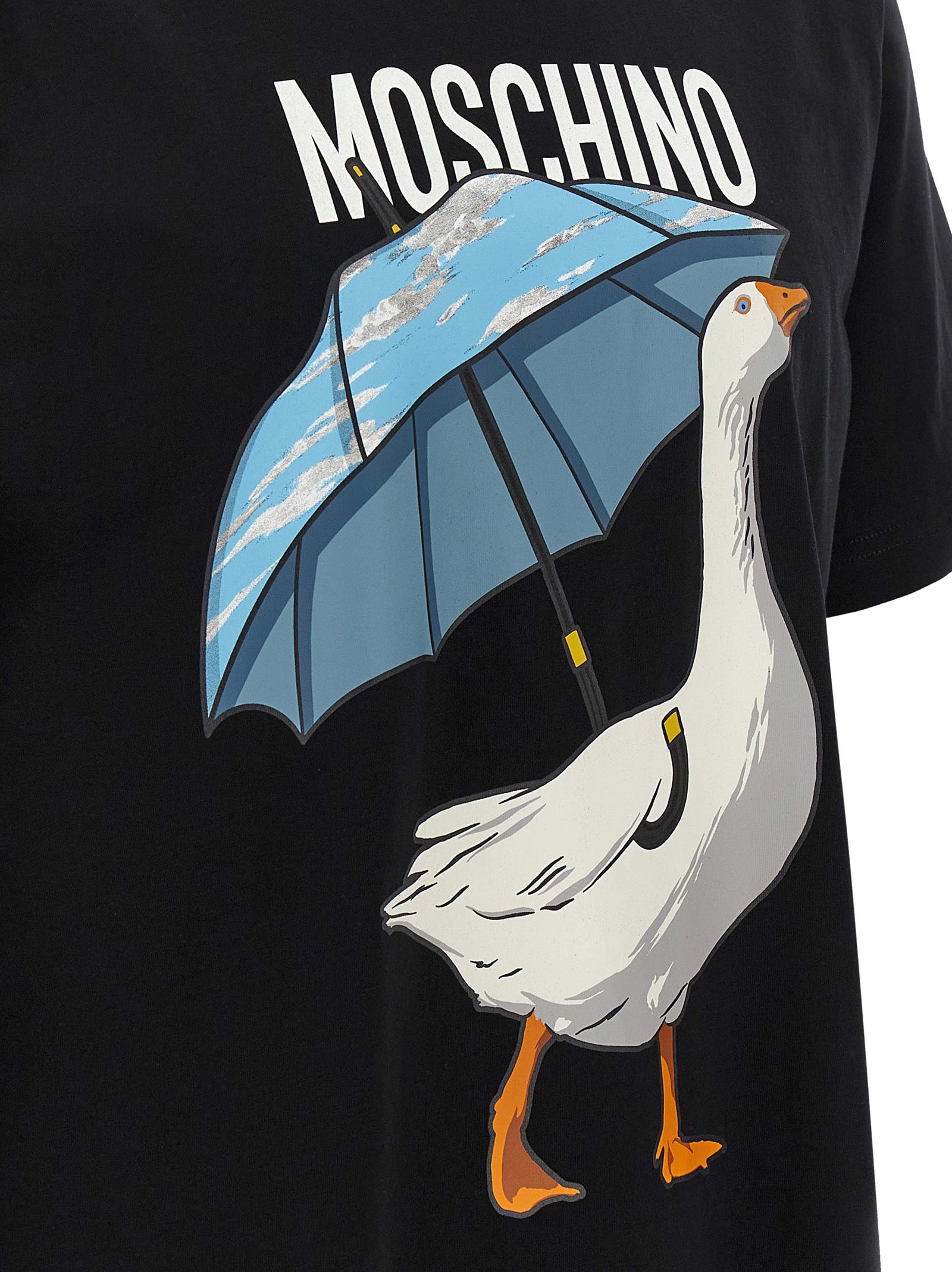 Moschino Black Cotton Men's T-Shirt