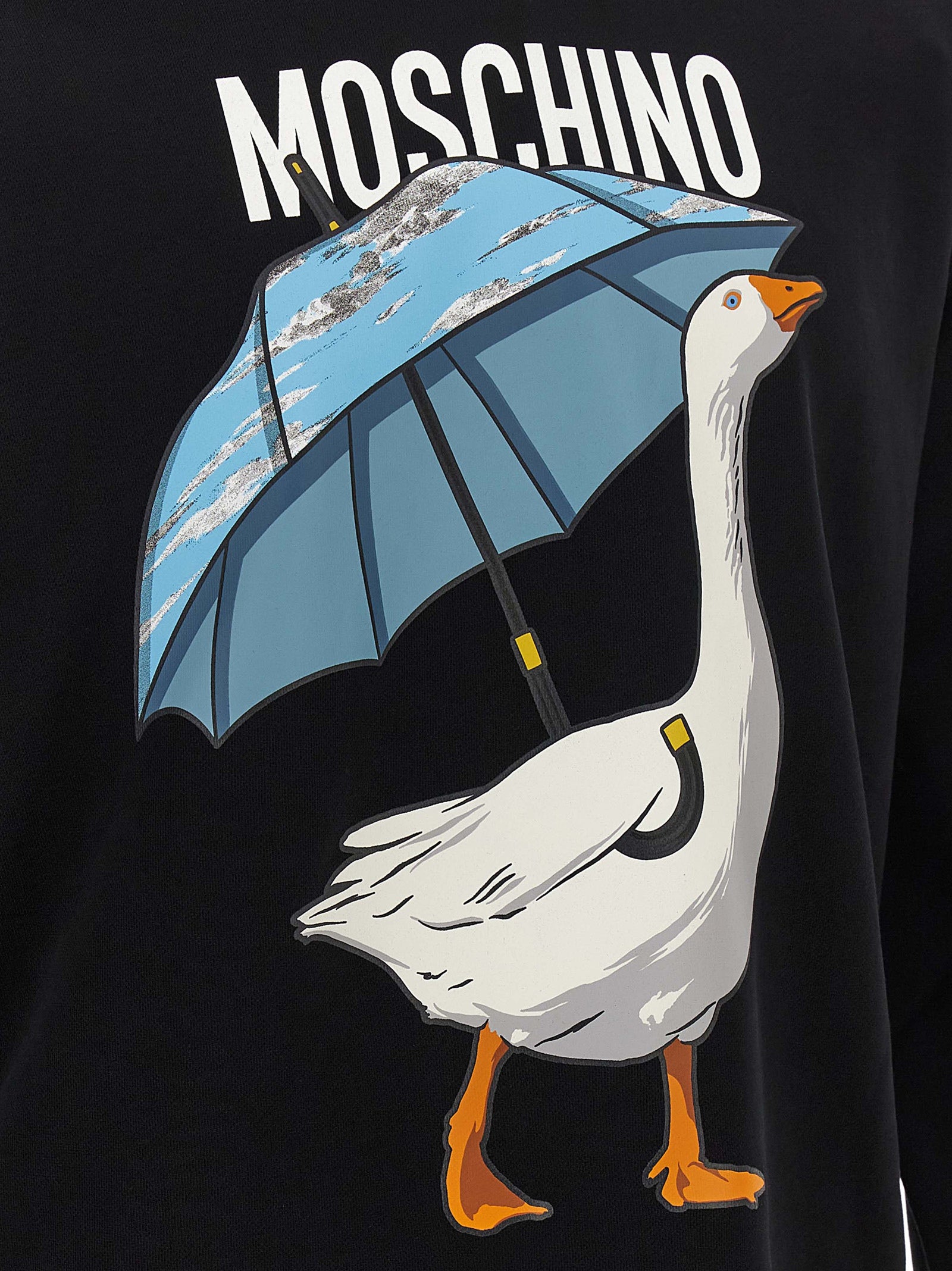 Moschino Black Cotton Men's Sweatshirt