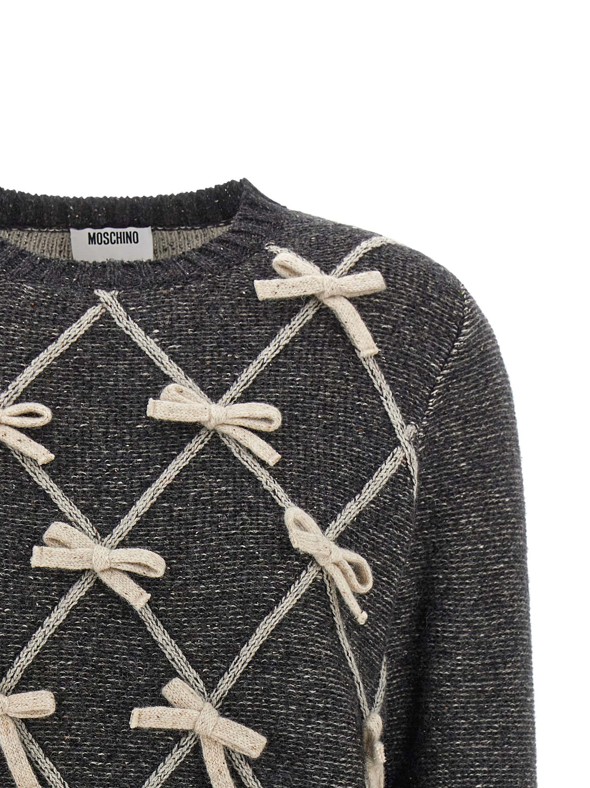 Moschino Gray Wool Women's Cardigan