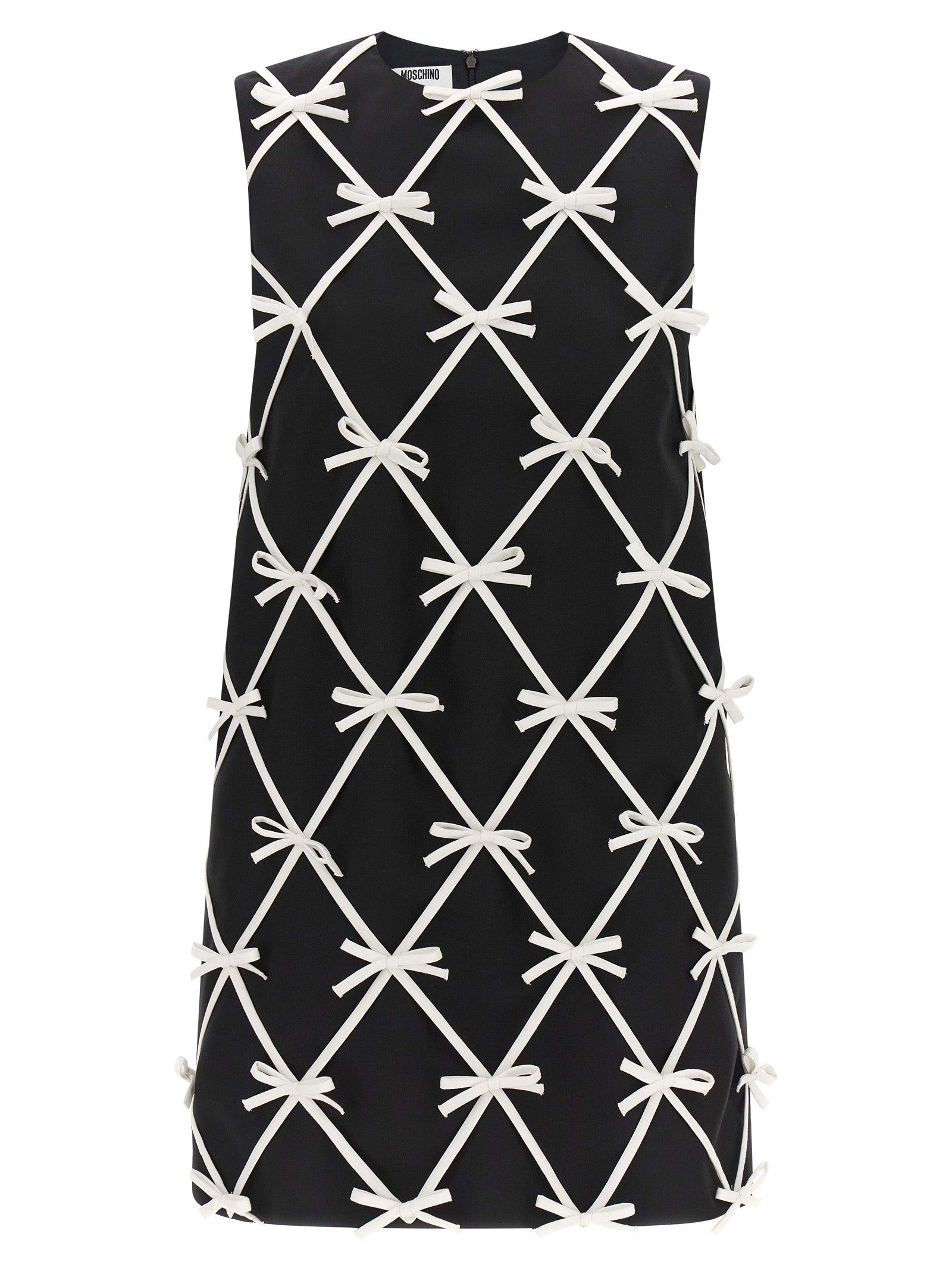 Moschino Bicolor Virgin Wool Short Women's Dress