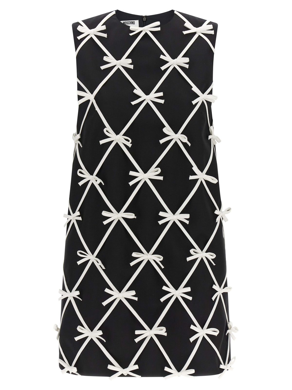 Moschino Bicolor Virgin Wool Short Women's Dress