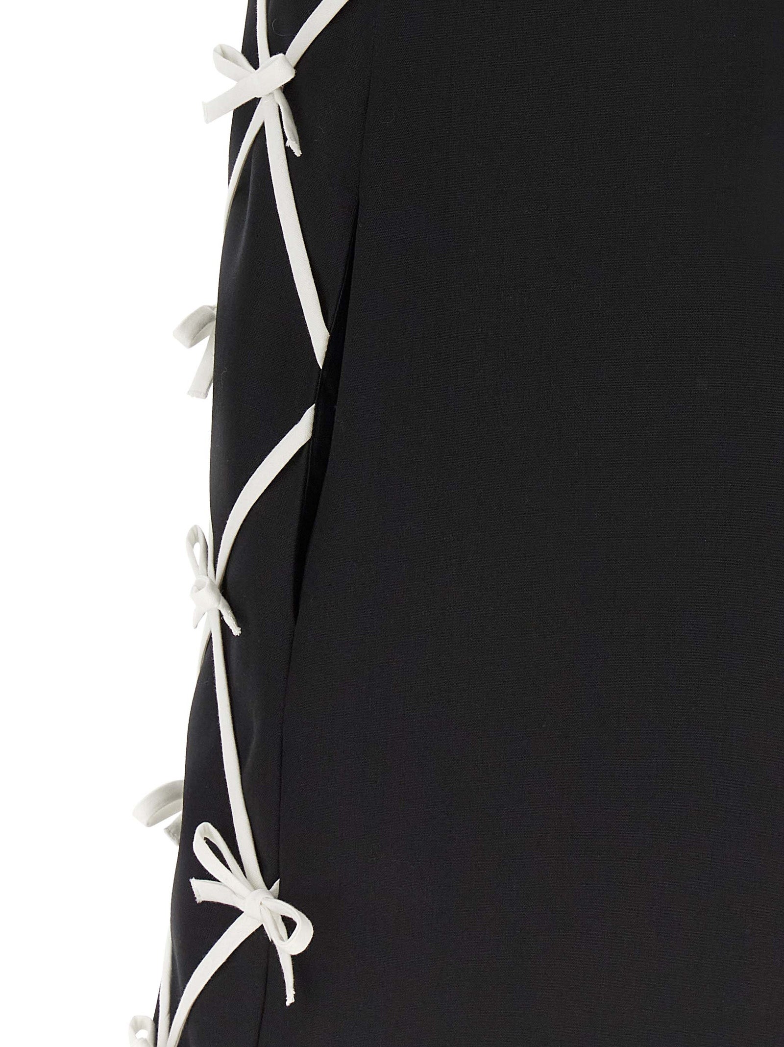 Moschino Bicolor Virgin Wool Short Women's Dress