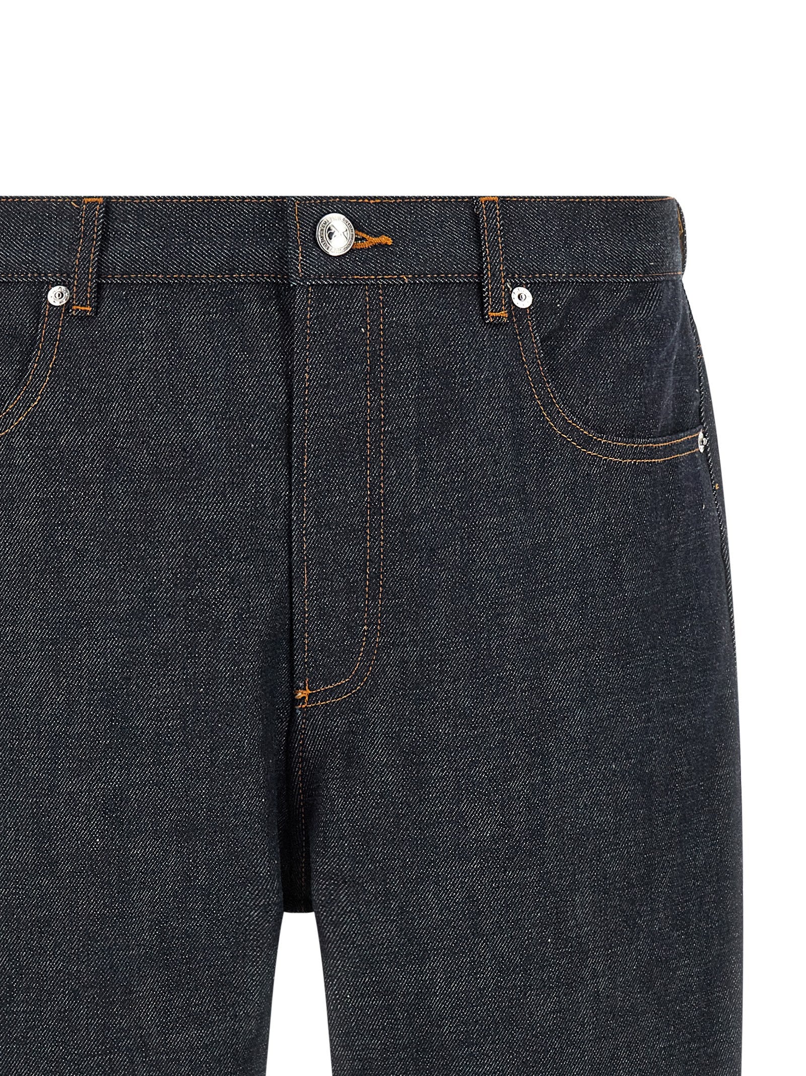 A.P.C. Blue Cotton Relaxed Fit Men's Jeans