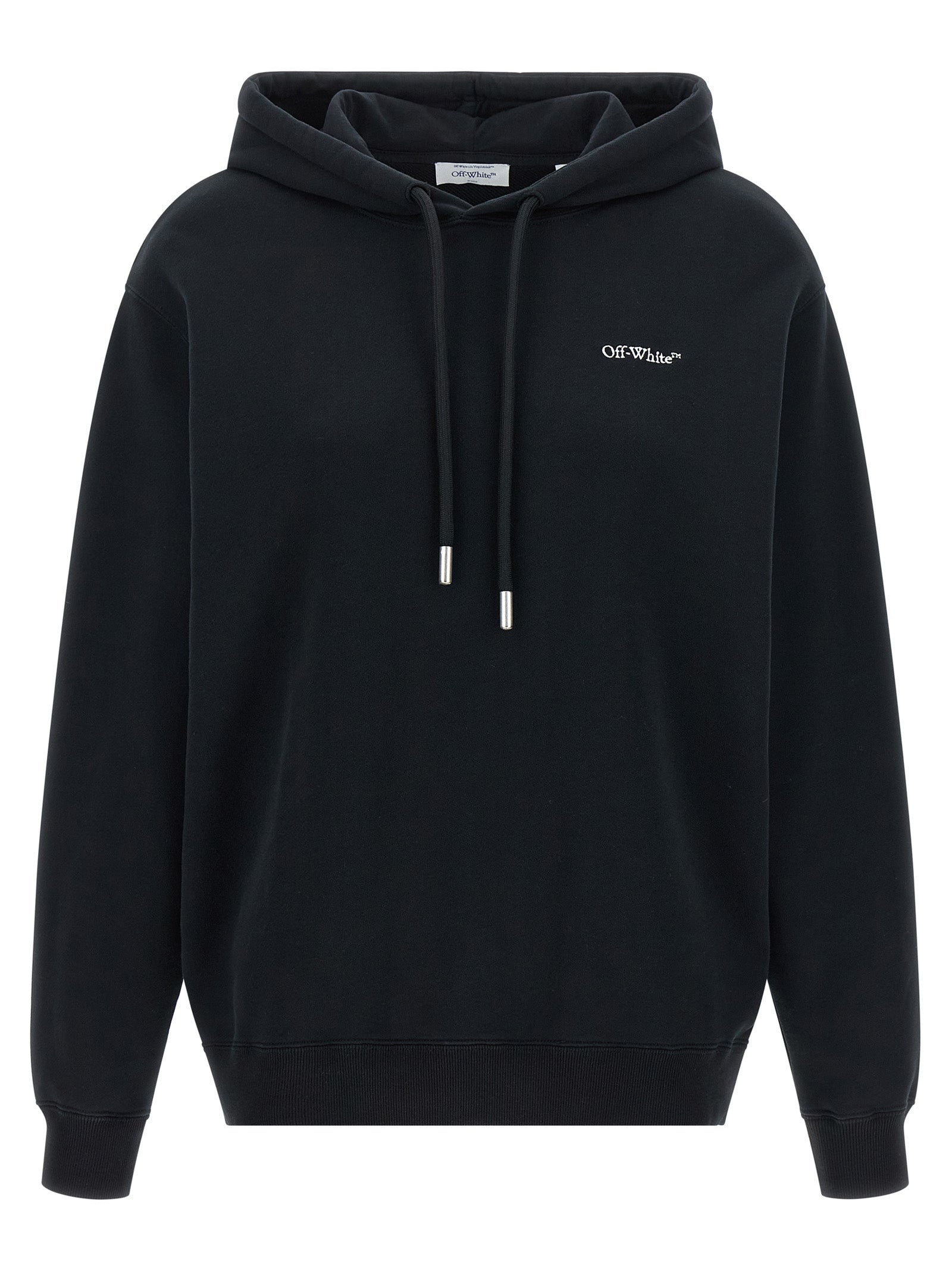 Off-White Black Cotton Women's Sweatshirt