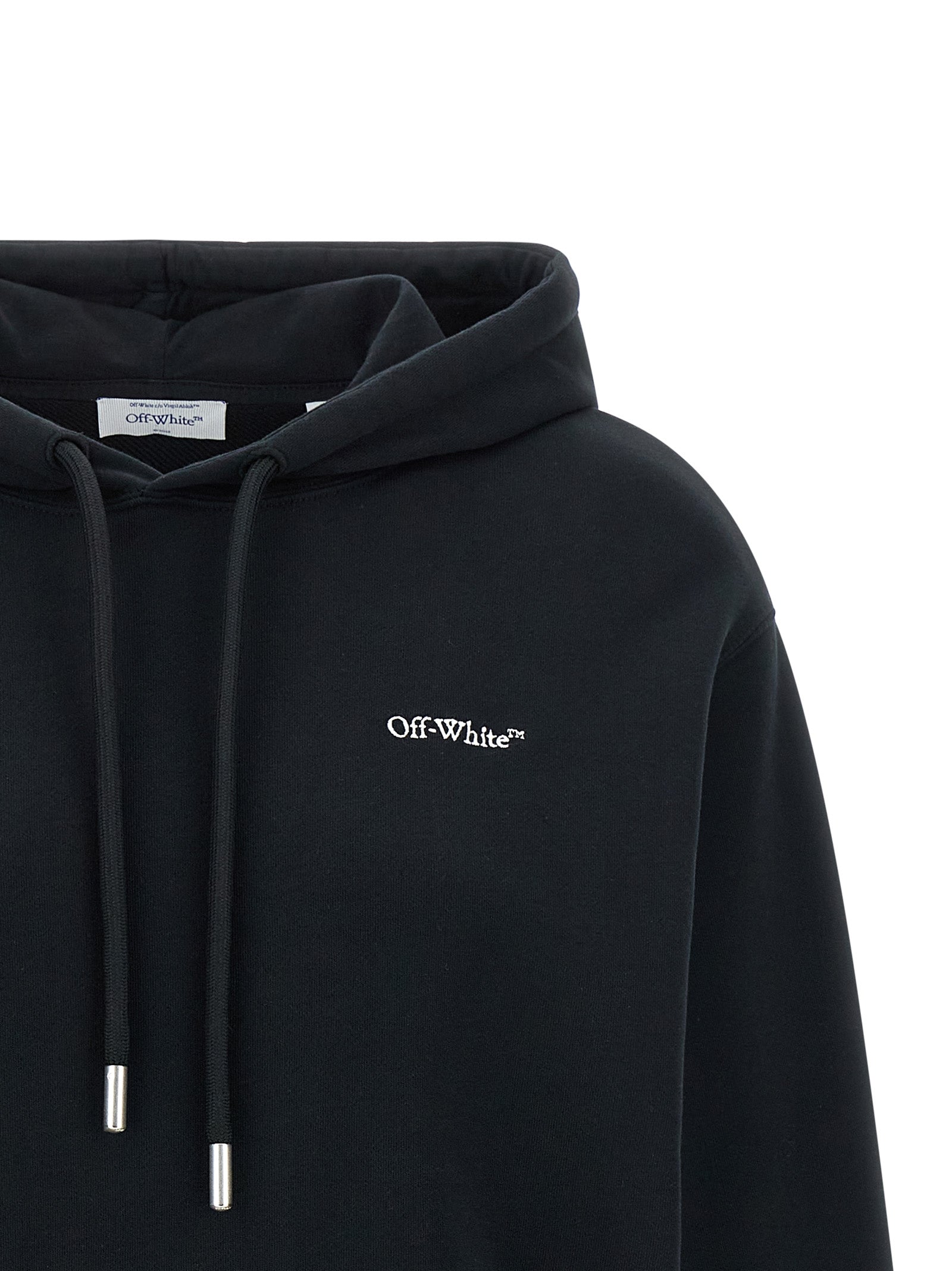 Off-White Black Cotton Women's Sweatshirt