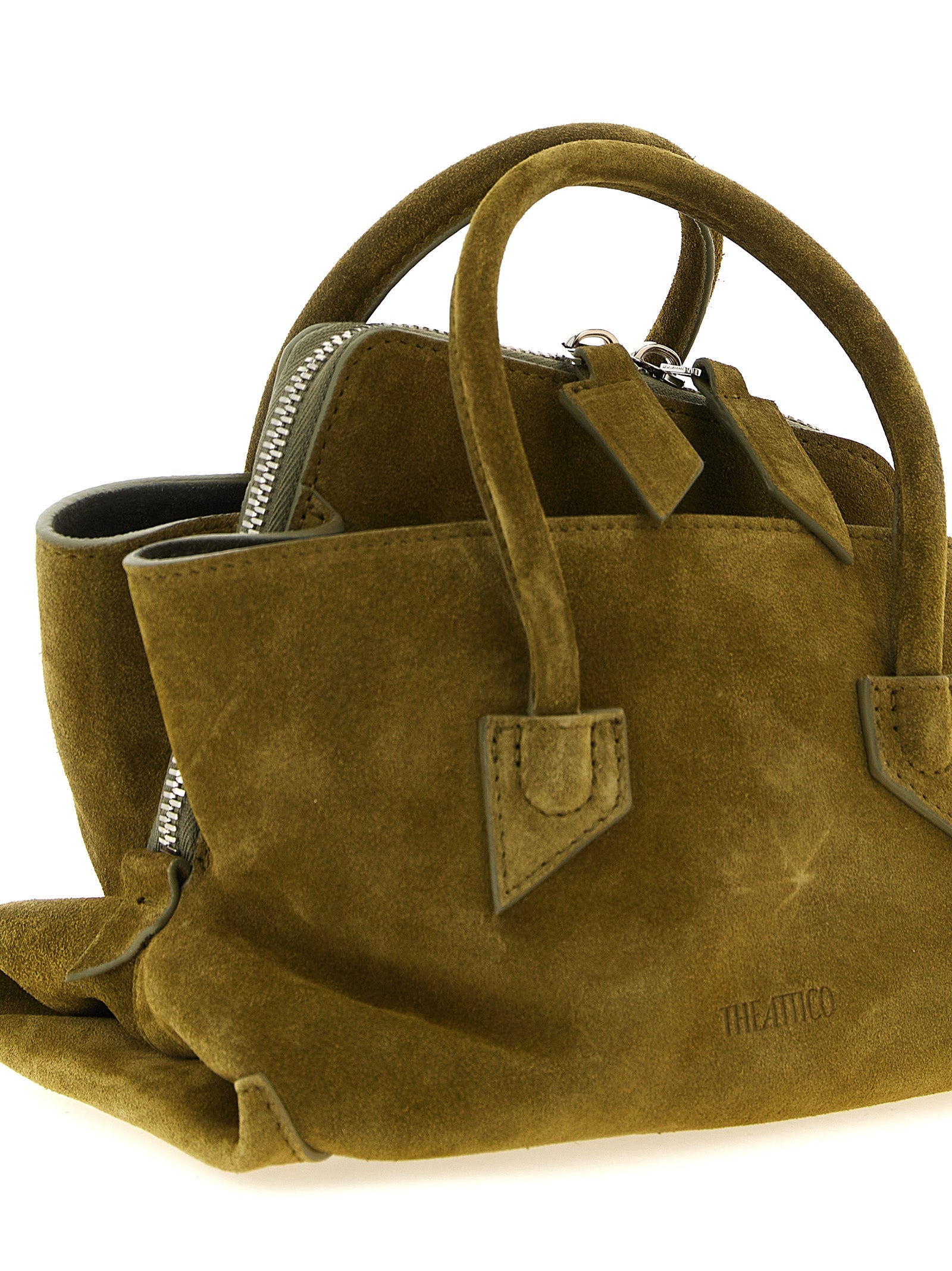 The Attico Bicolor Bovine Leather Women's Handbag