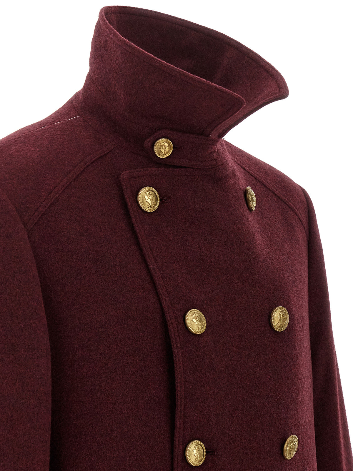 Brunello Cucinelli Bordeaux Cashmere Men's Coat