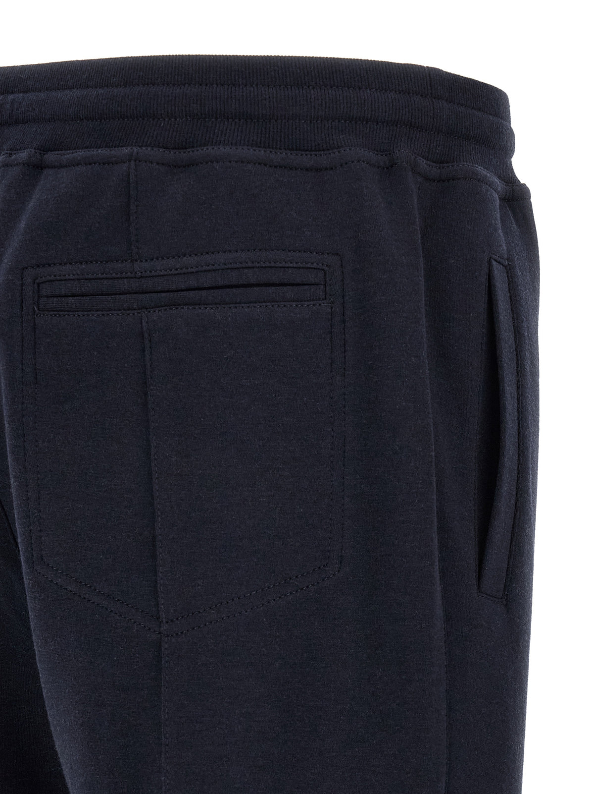 Brunello Cucinelli Blue Cotton Joggers (Workout Men's Pants)
