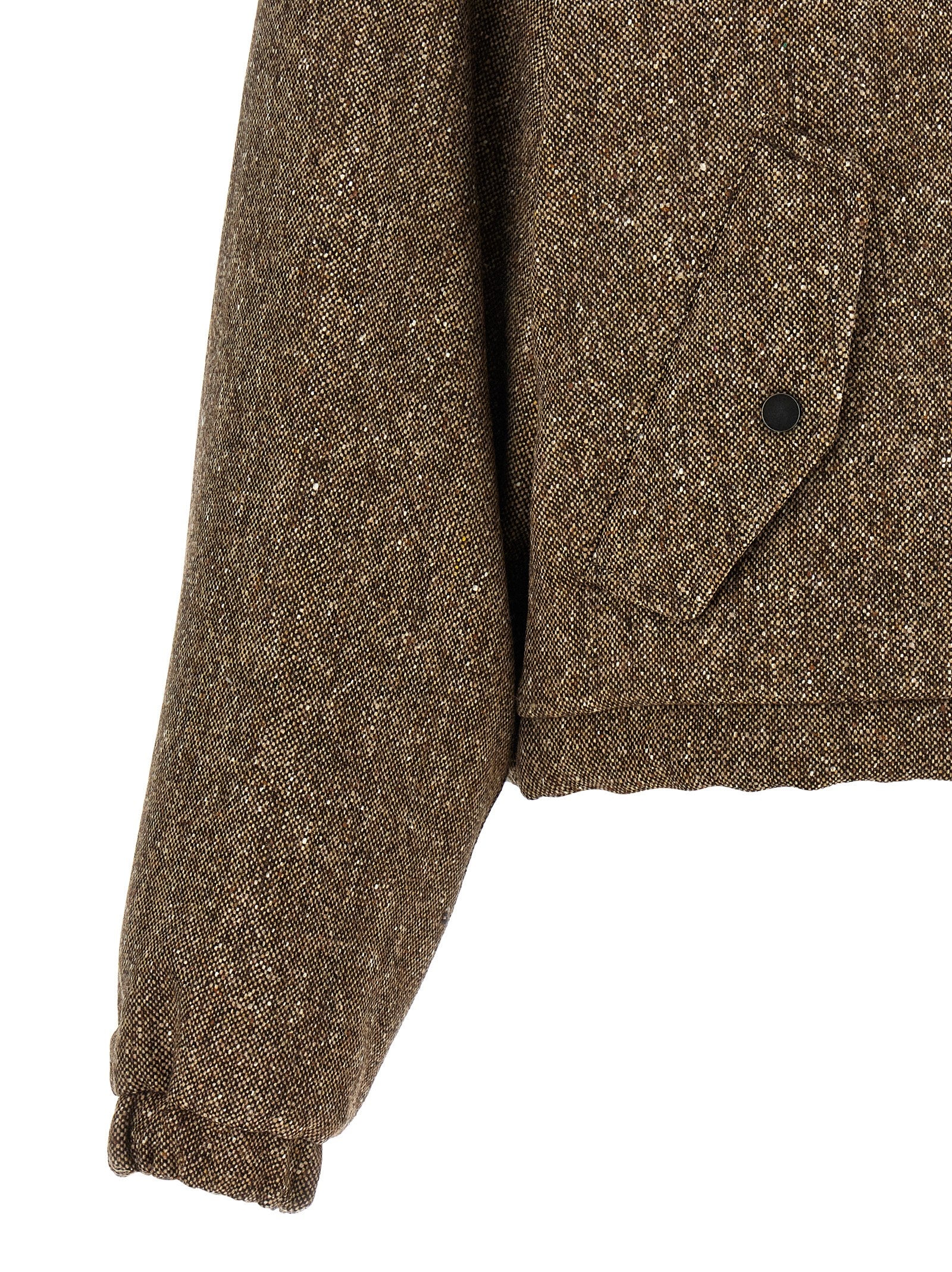 Brunello Cucinelli Brown Virgin Wool Full-Length Women's Jacket