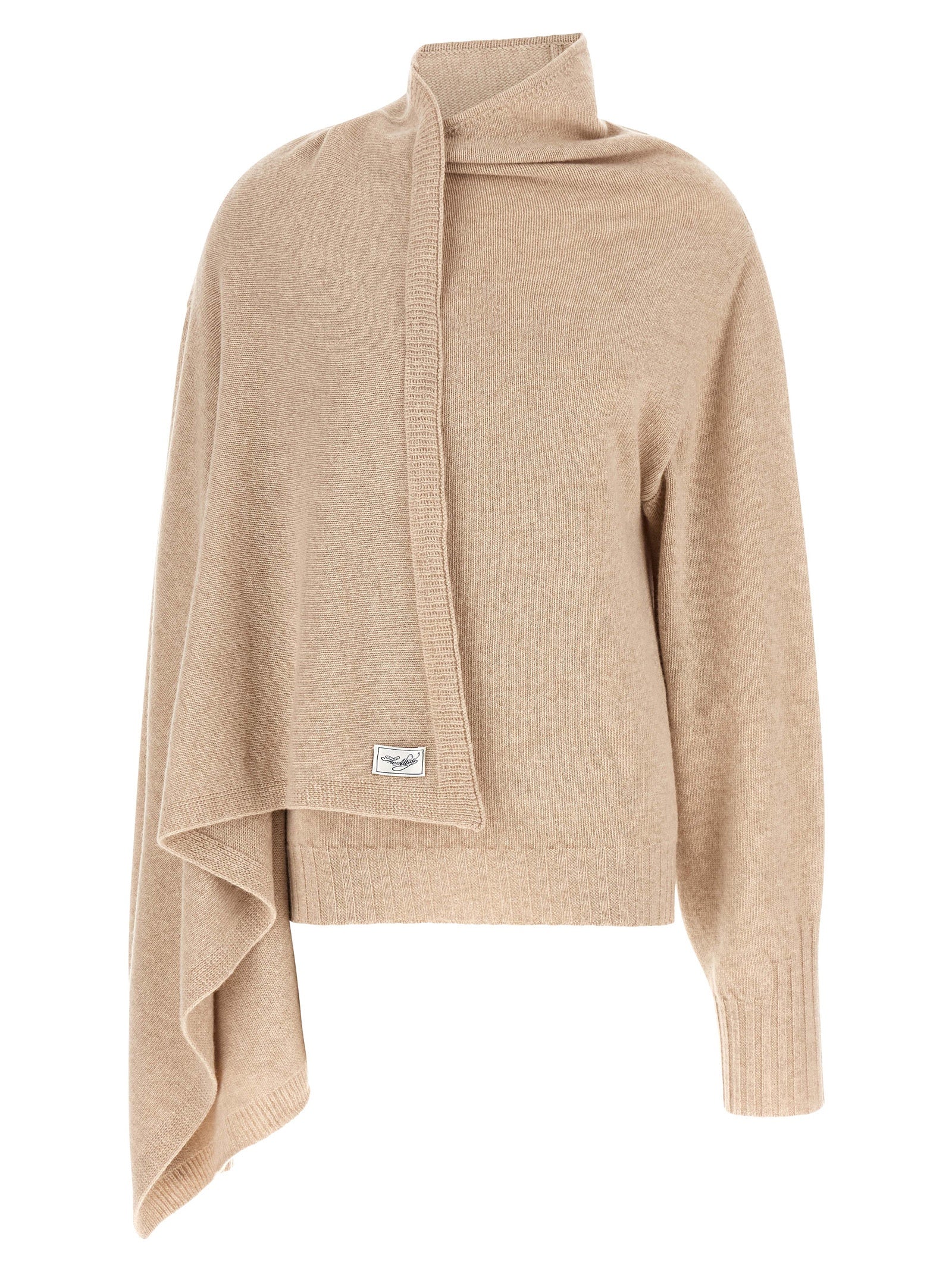 The Attico Beige Cashmere Women's Cardigan