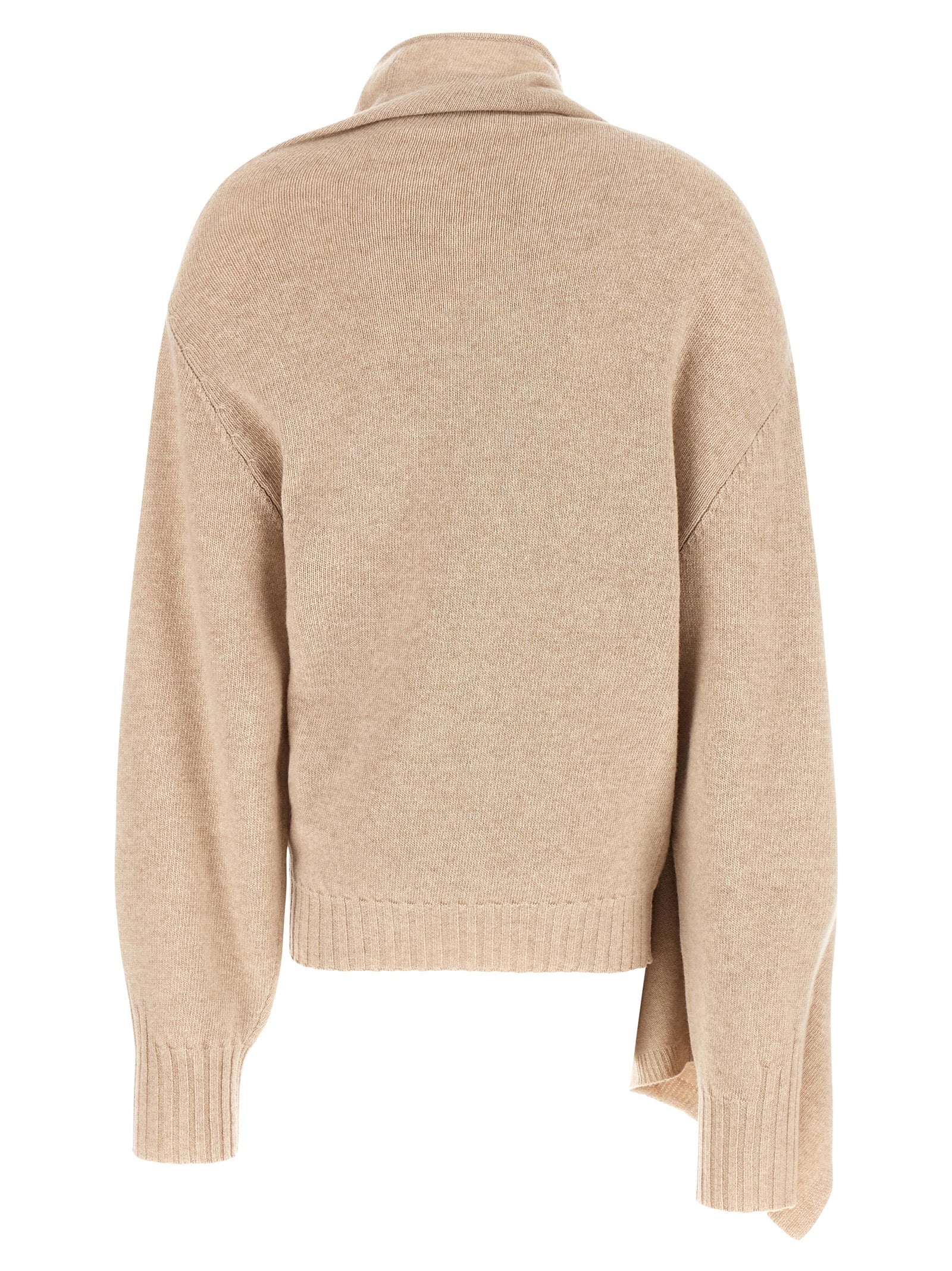 The Attico Beige Cashmere Women's Cardigan