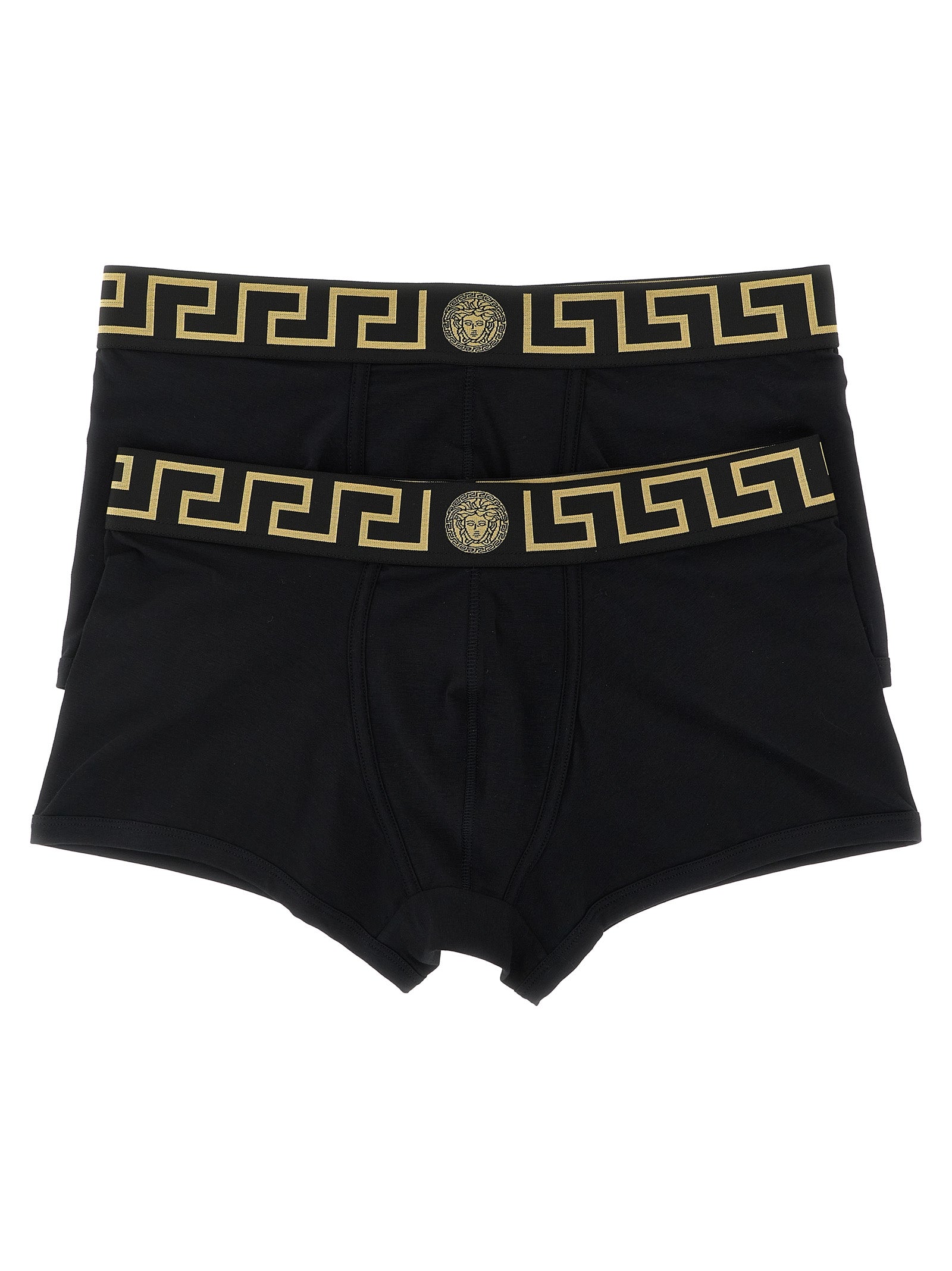 Versace Black Cotton Men's Boxers