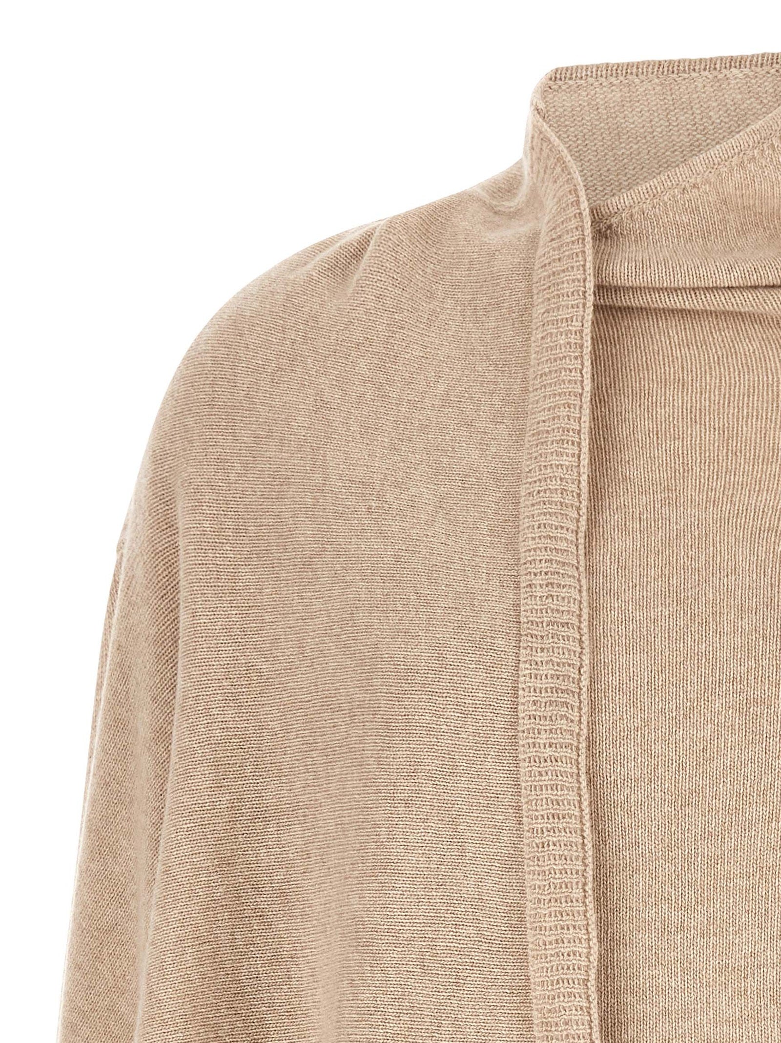 The Attico Beige Cashmere Women's Cardigan