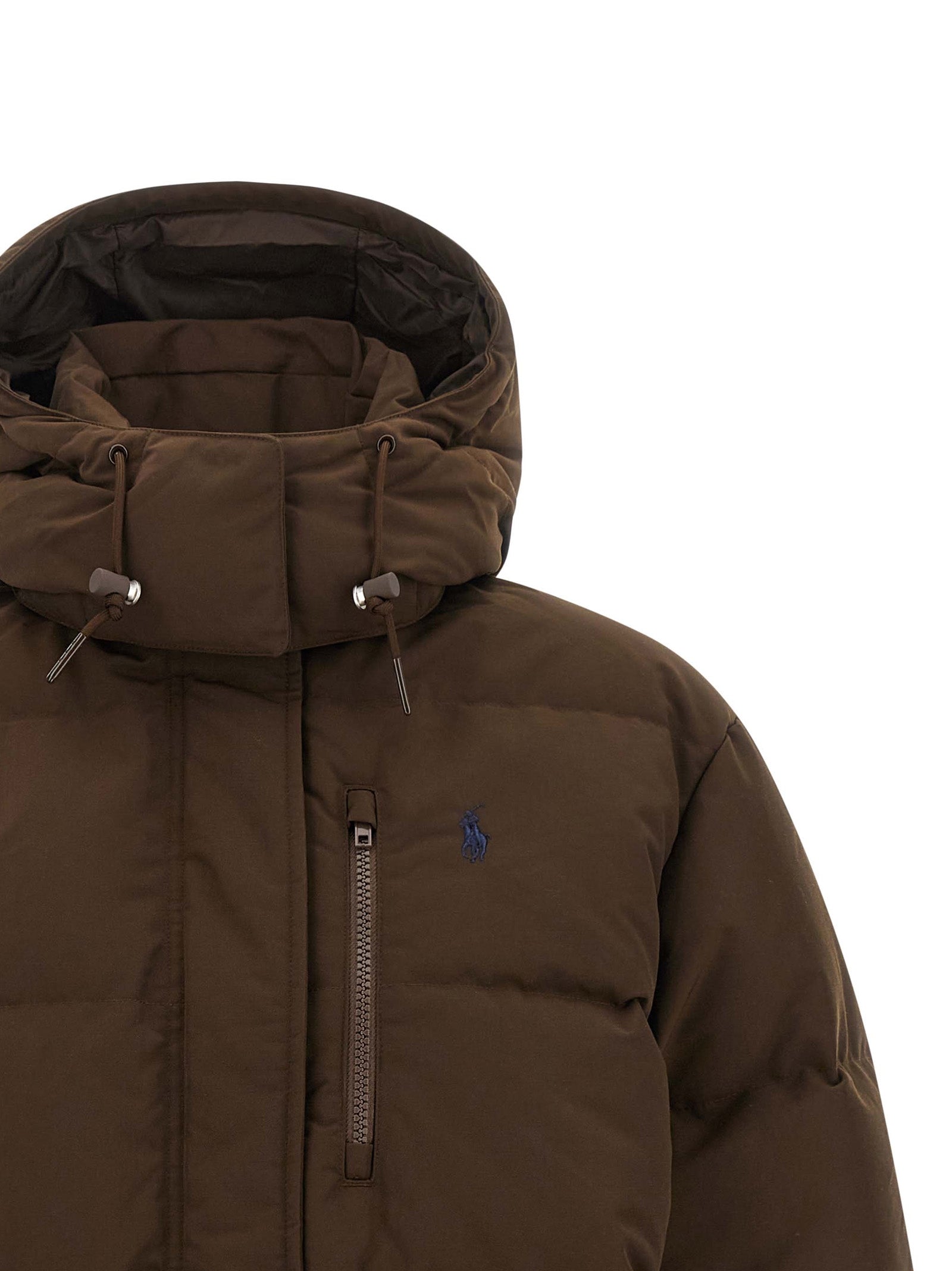 Polo Ralph Lauren Brown Polyester Full-Length Women's Jacket