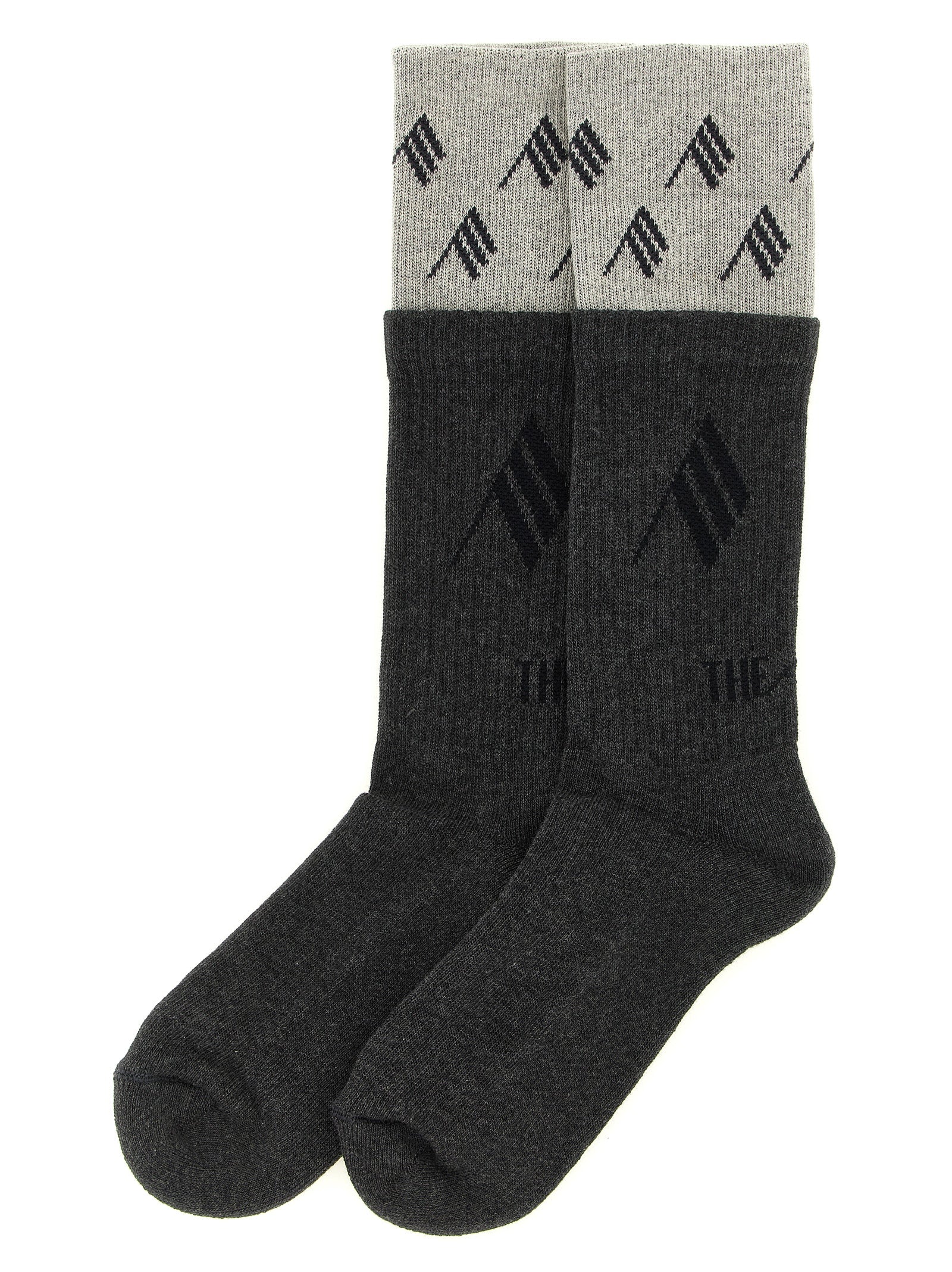 The Attico Gray Cotton Women's Socks