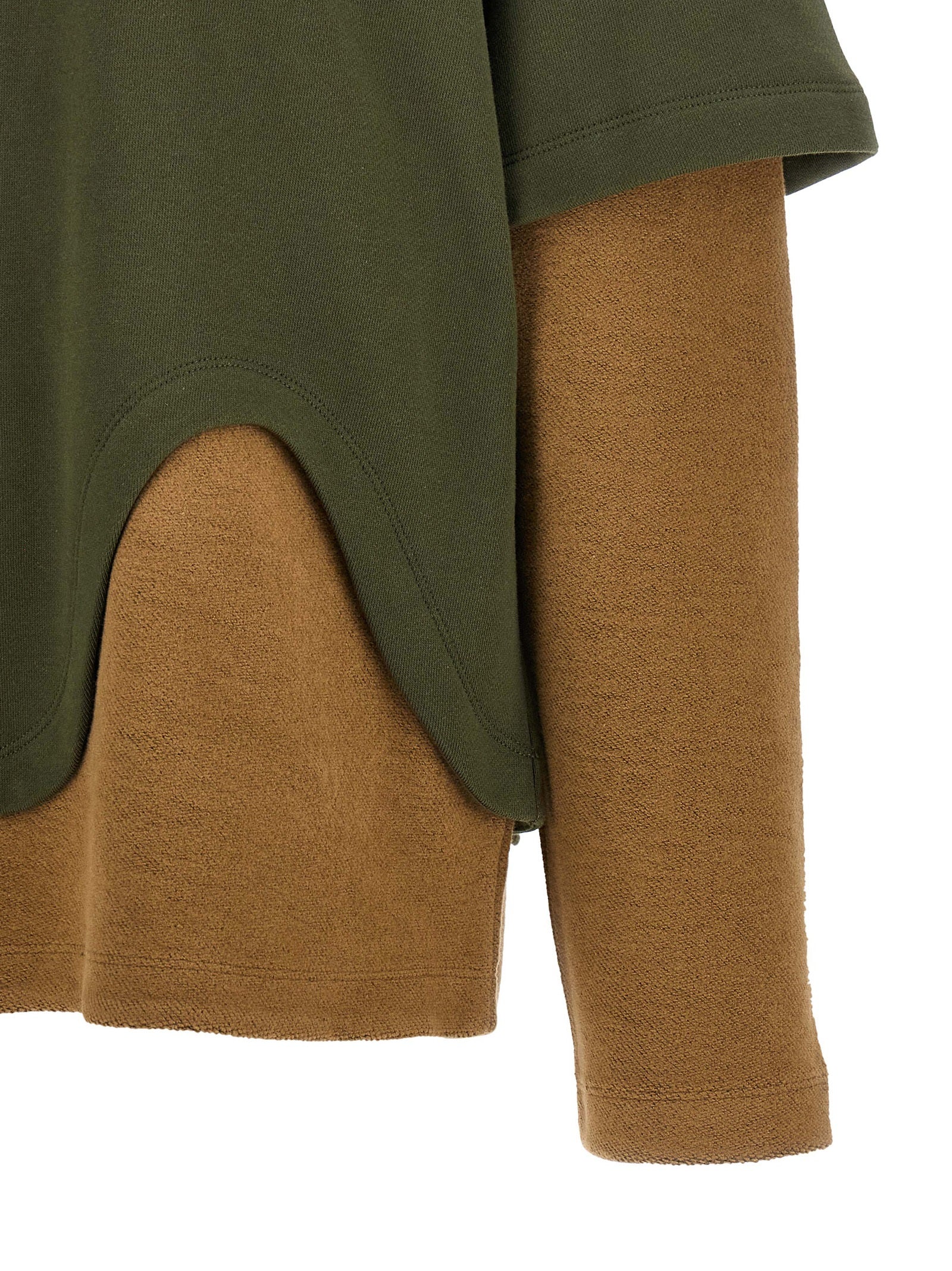 The Attico Bicolor Cotton Women's Sweatshirt