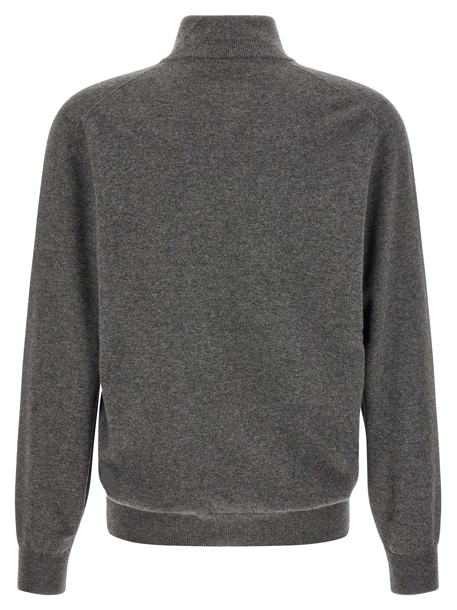 Brunello Cucinelli Gray Cashmere Men's Cardigan