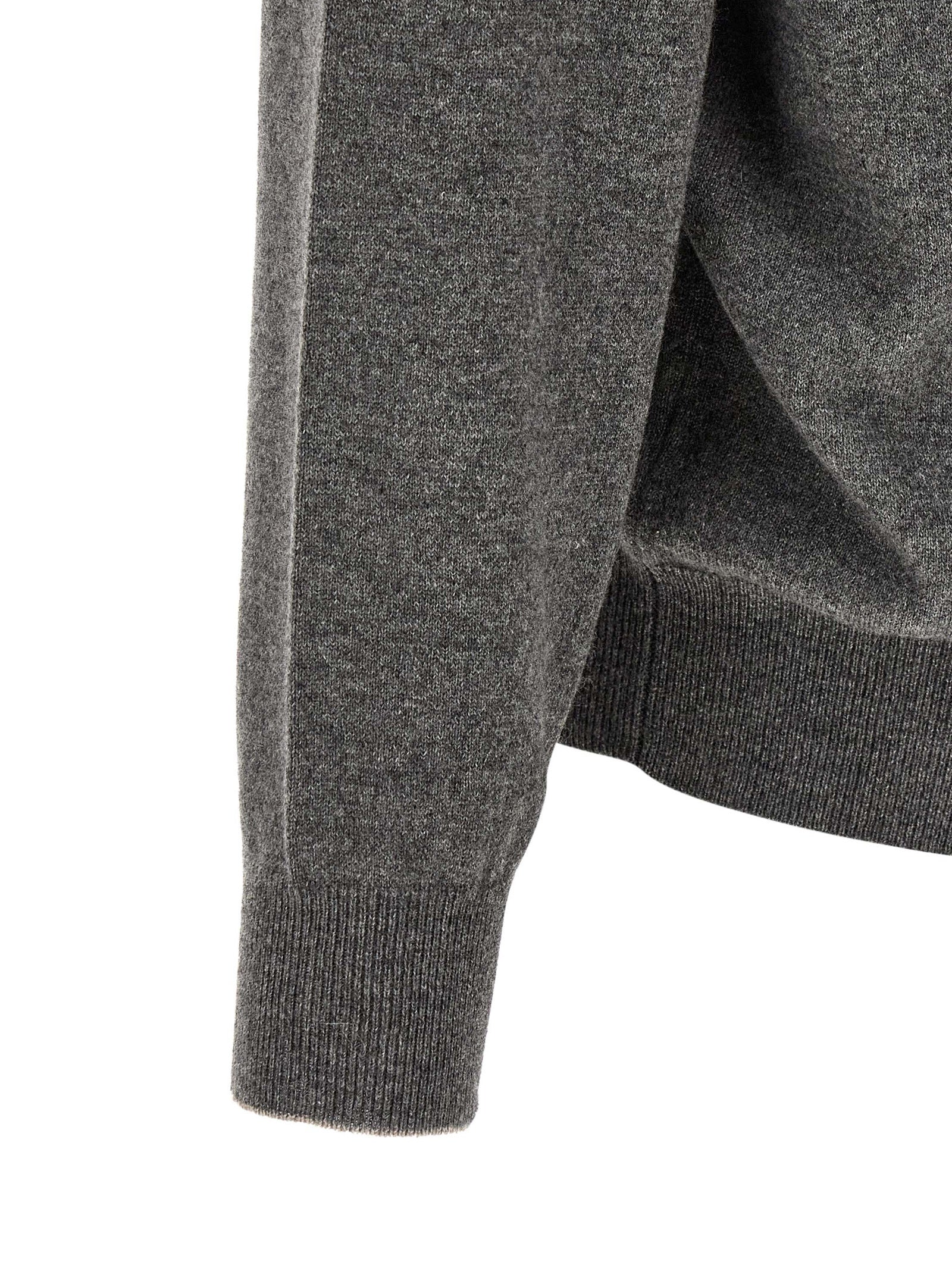 Brunello Cucinelli Gray Cashmere Men's Cardigan