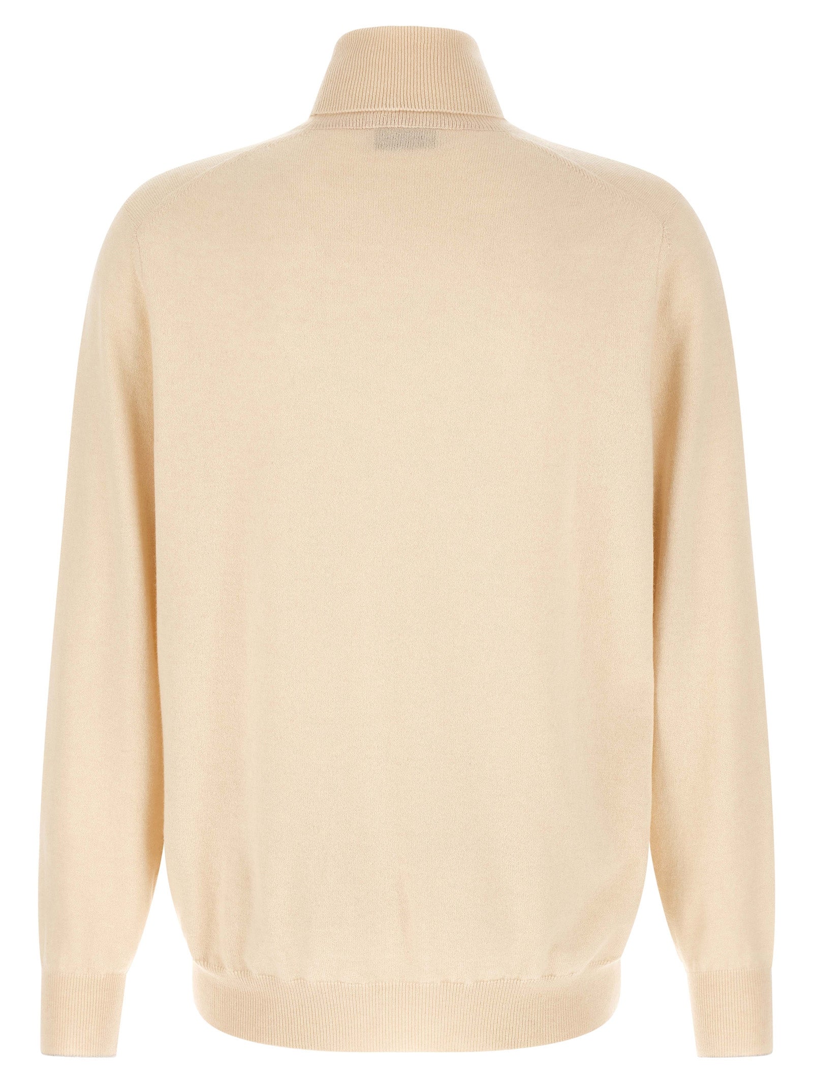 Brunello Cucinelli White Cashmere Men's Cardigan