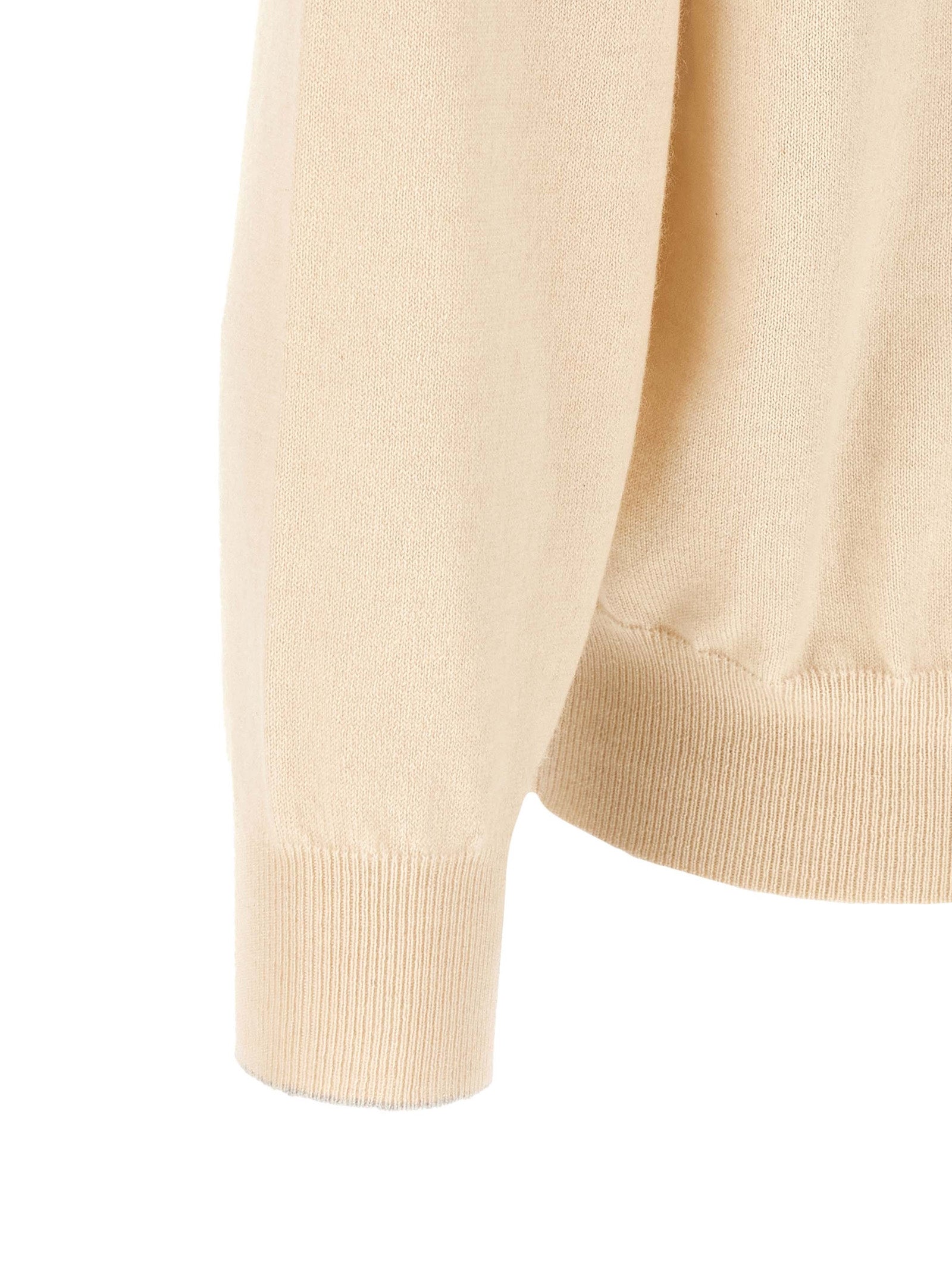 Brunello Cucinelli White Cashmere Men's Cardigan