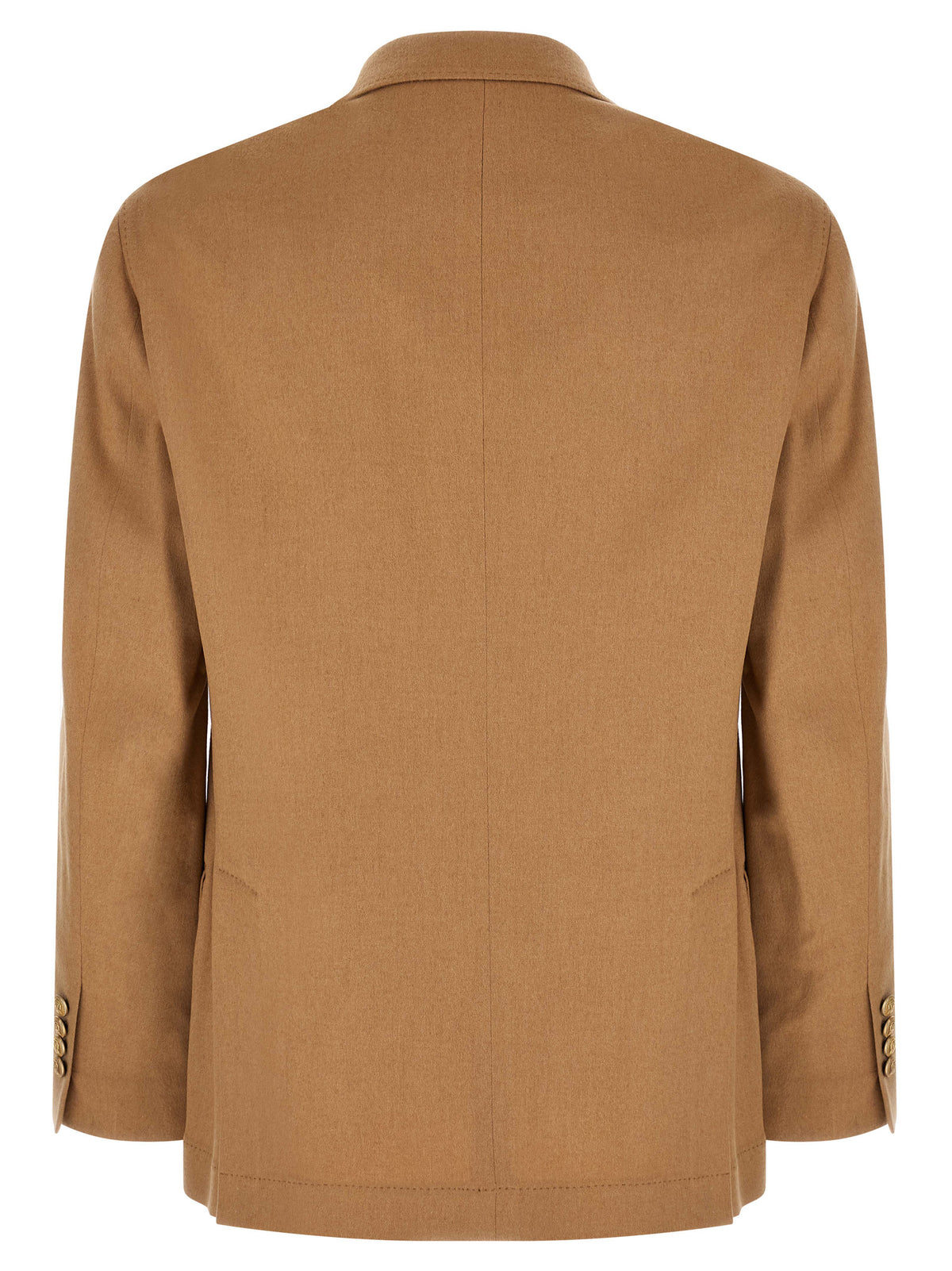 Brunello Cucinelli Beige Camel Hair Men's Blazer