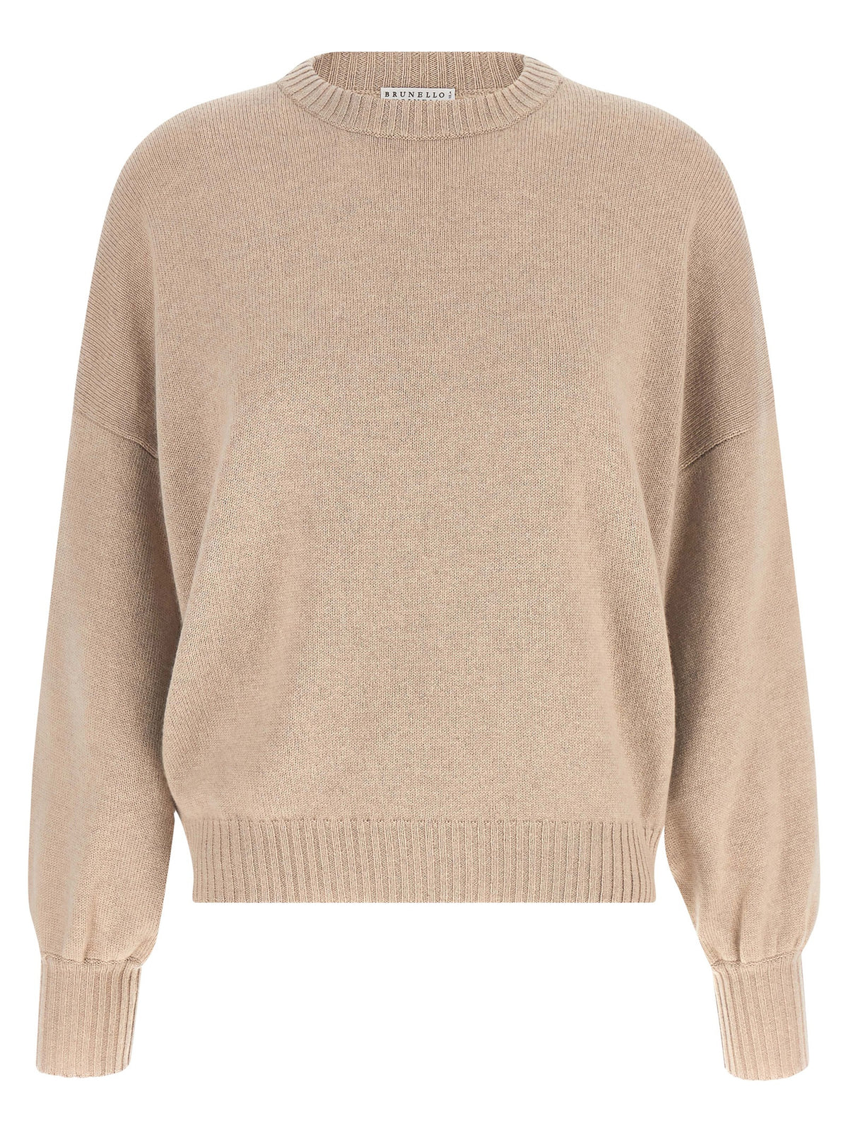 Brunello Cucinelli Beige Cashmere Women's Cardigan