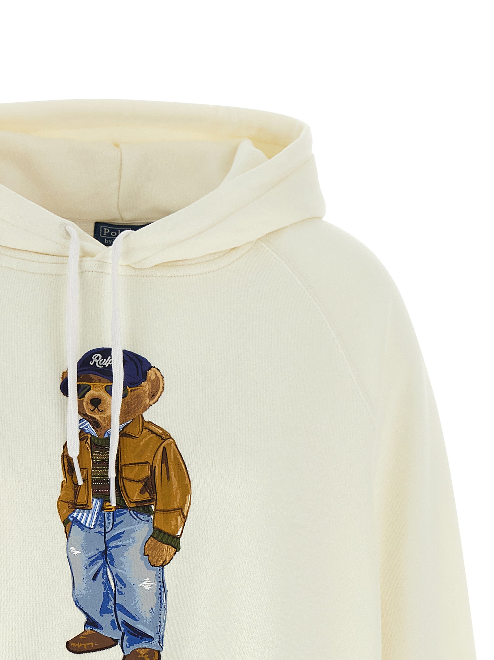 Polo Ralph Lauren White Cotton Women's Sweatshirt