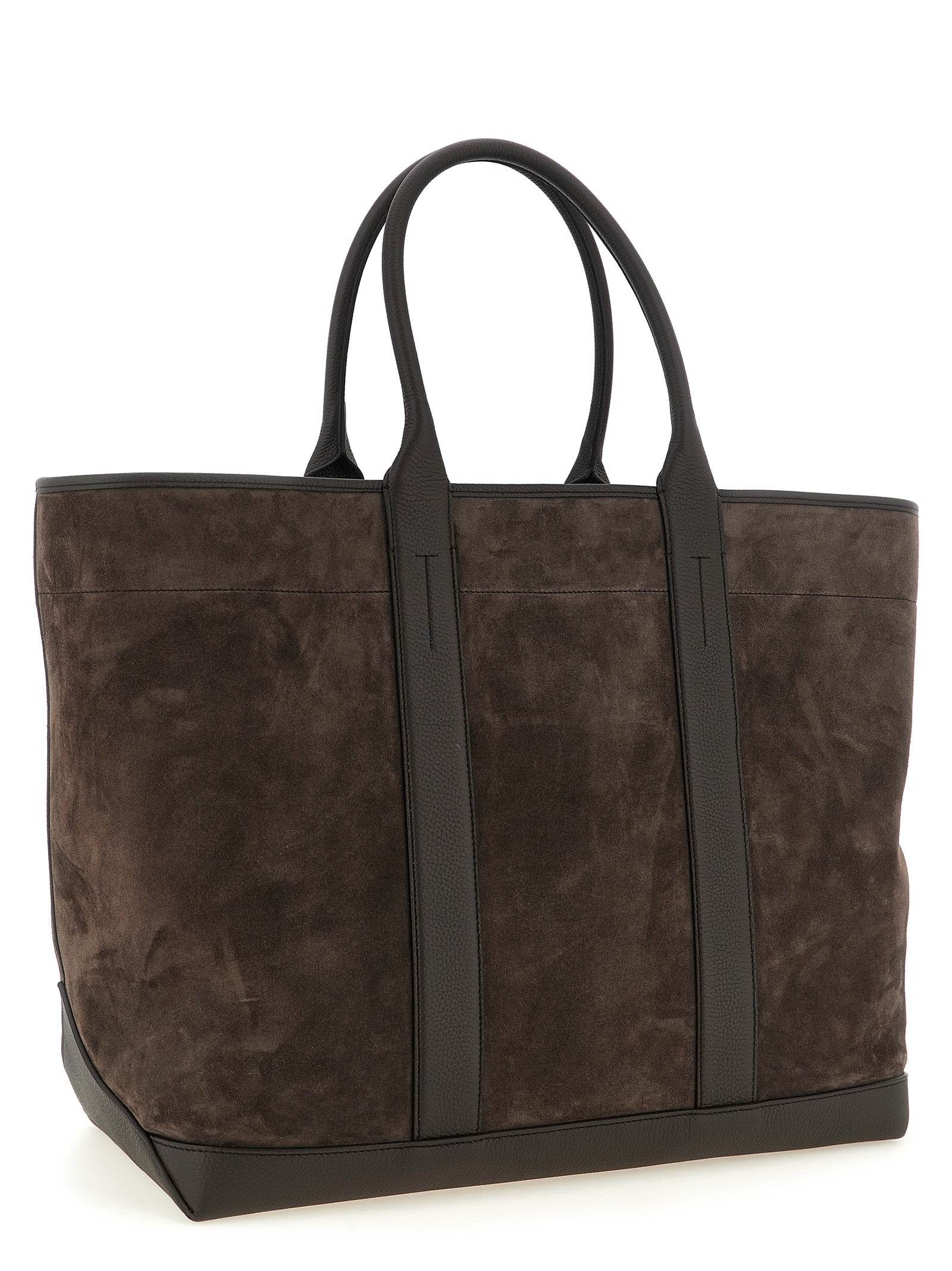Tom Ford Brown Calfskin Tote Men's Bag