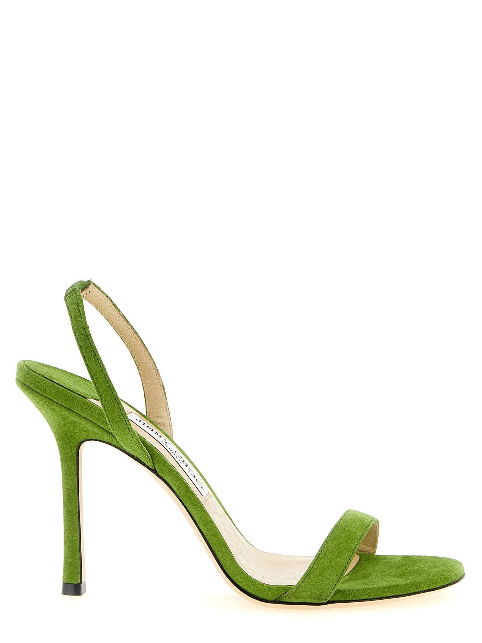 Jimmy Choo Bicolor Leather Stiletto Heel Women's Sandals