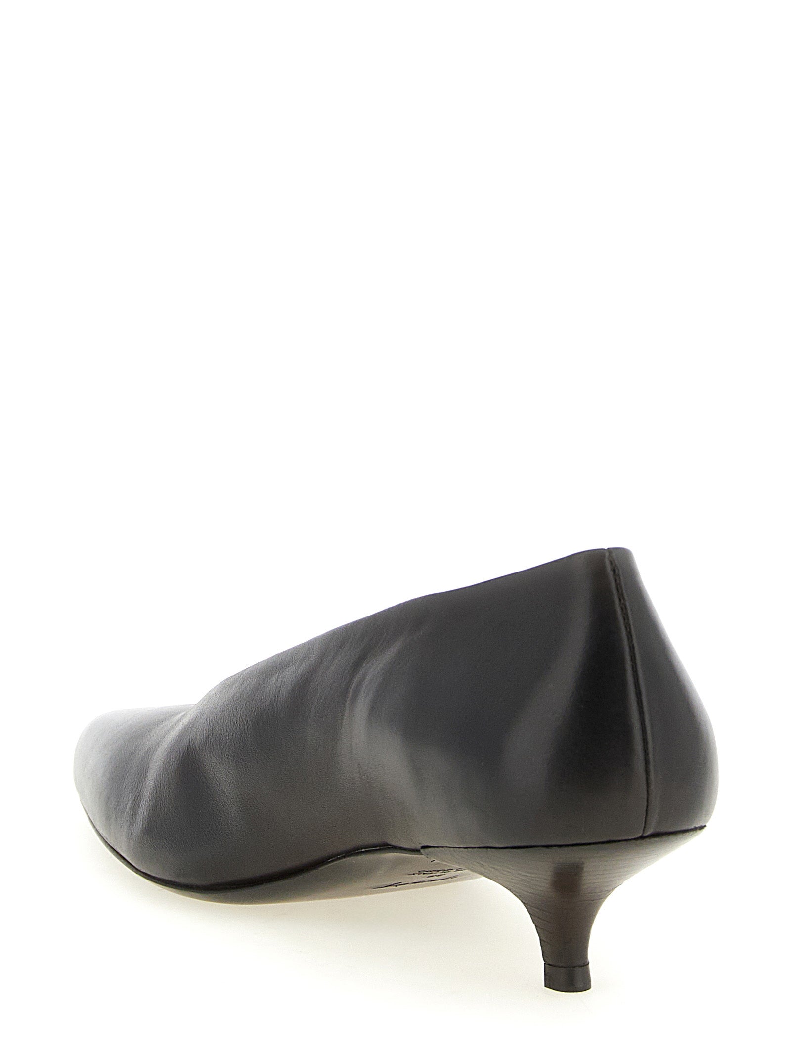 Marsell Brown Calfskin Mid Heel Women's Pumps