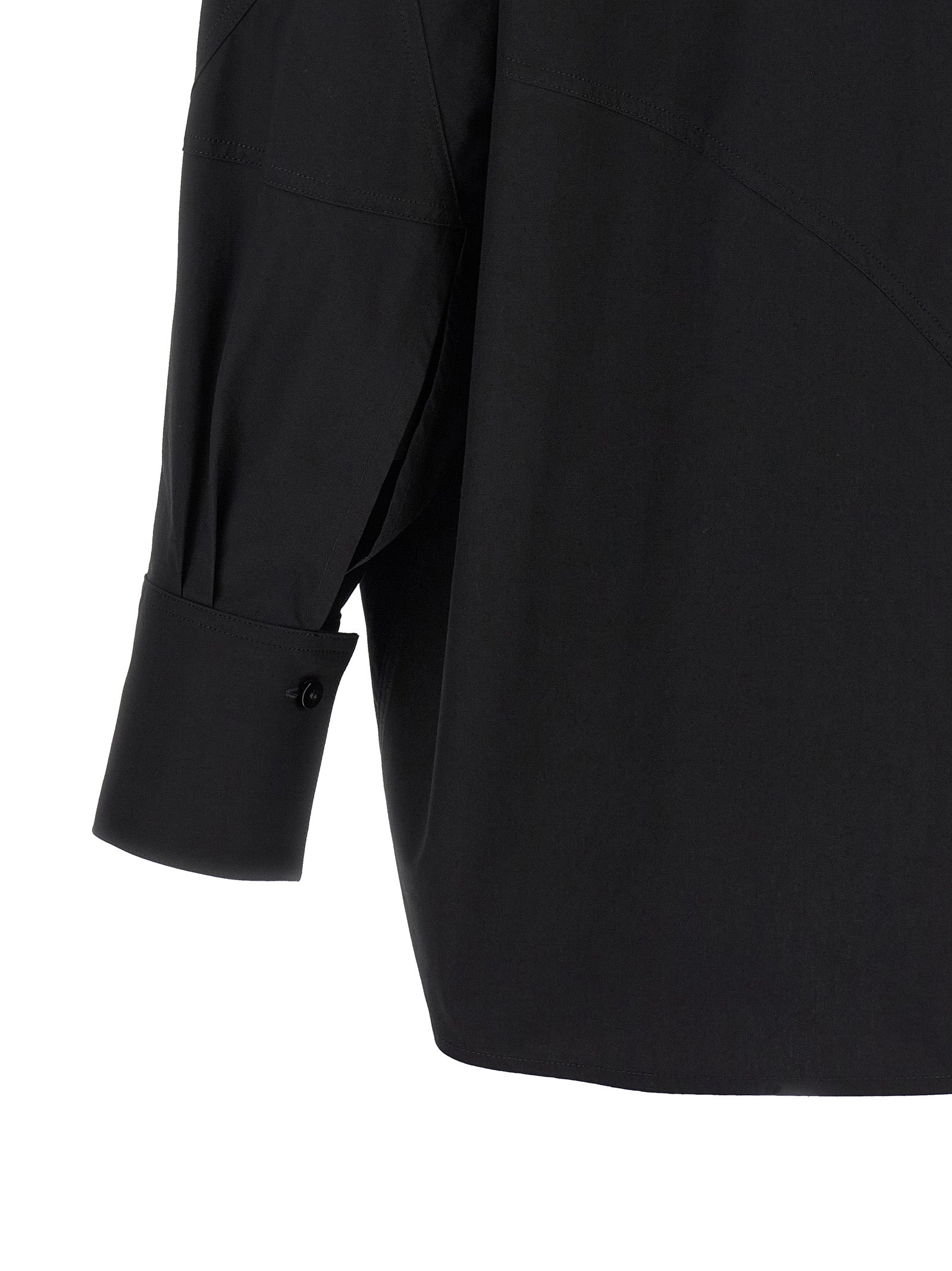 The Attico Black Cotton Women's Blouse