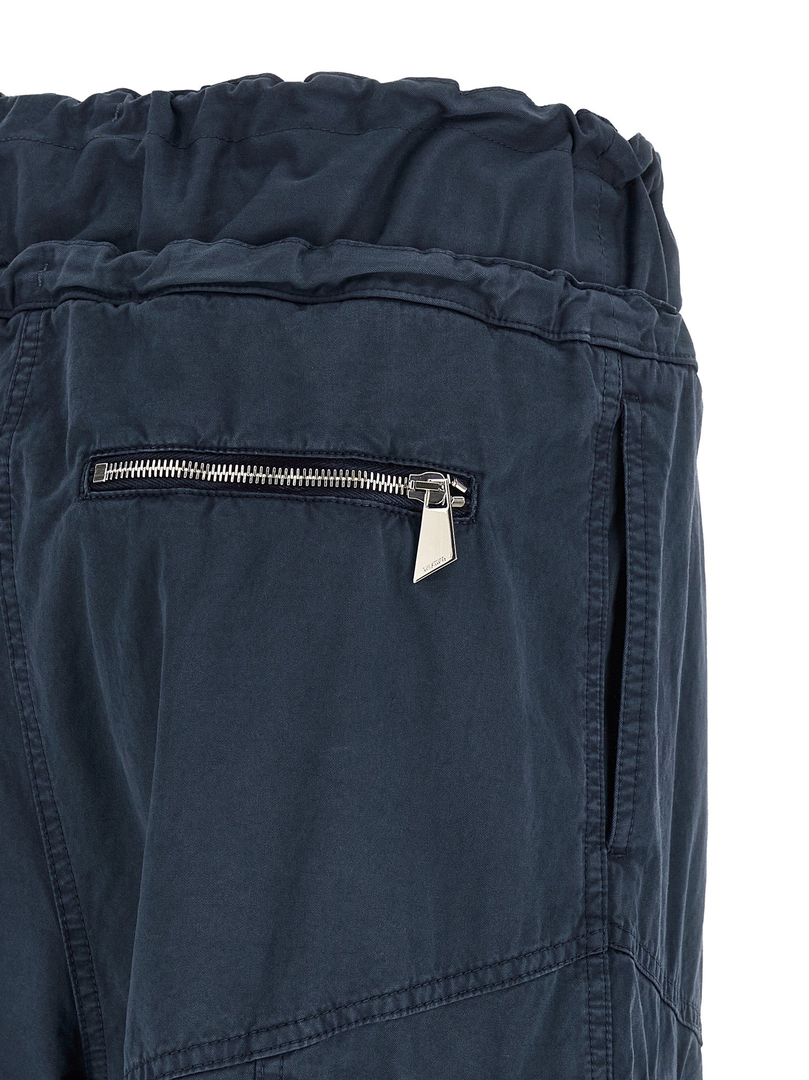 The Attico Blue Cotton Cargo Women's Pants