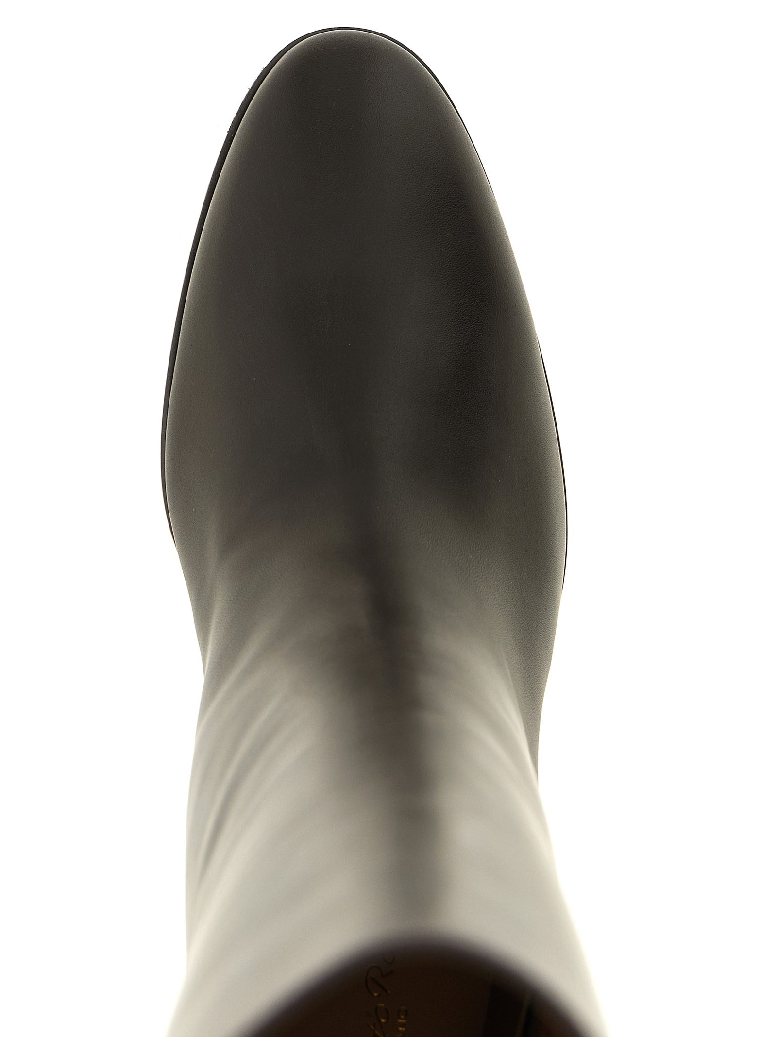 Gianvito Rossi Brown Calfskin Over The Women's Knee